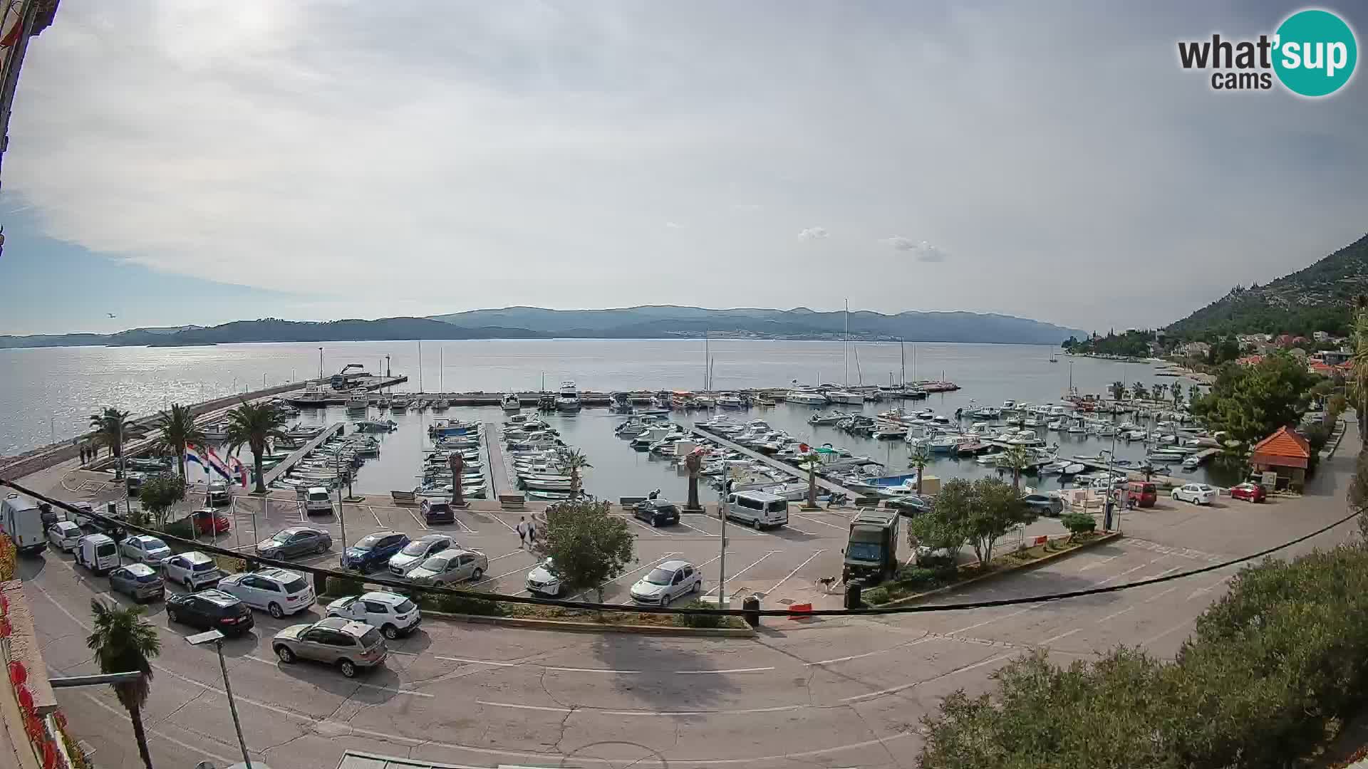Webcam Orebić Riva – Ferry to Korčula Live