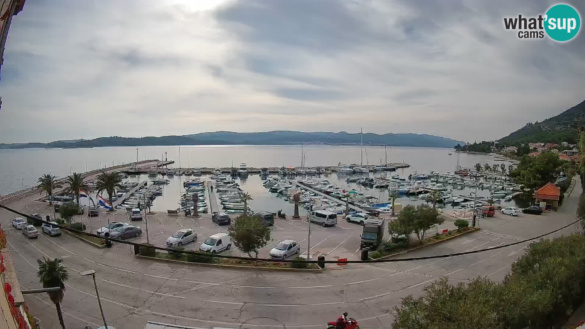 Webcam Orebić Uferpromenade – Fähre nach Korčula Live