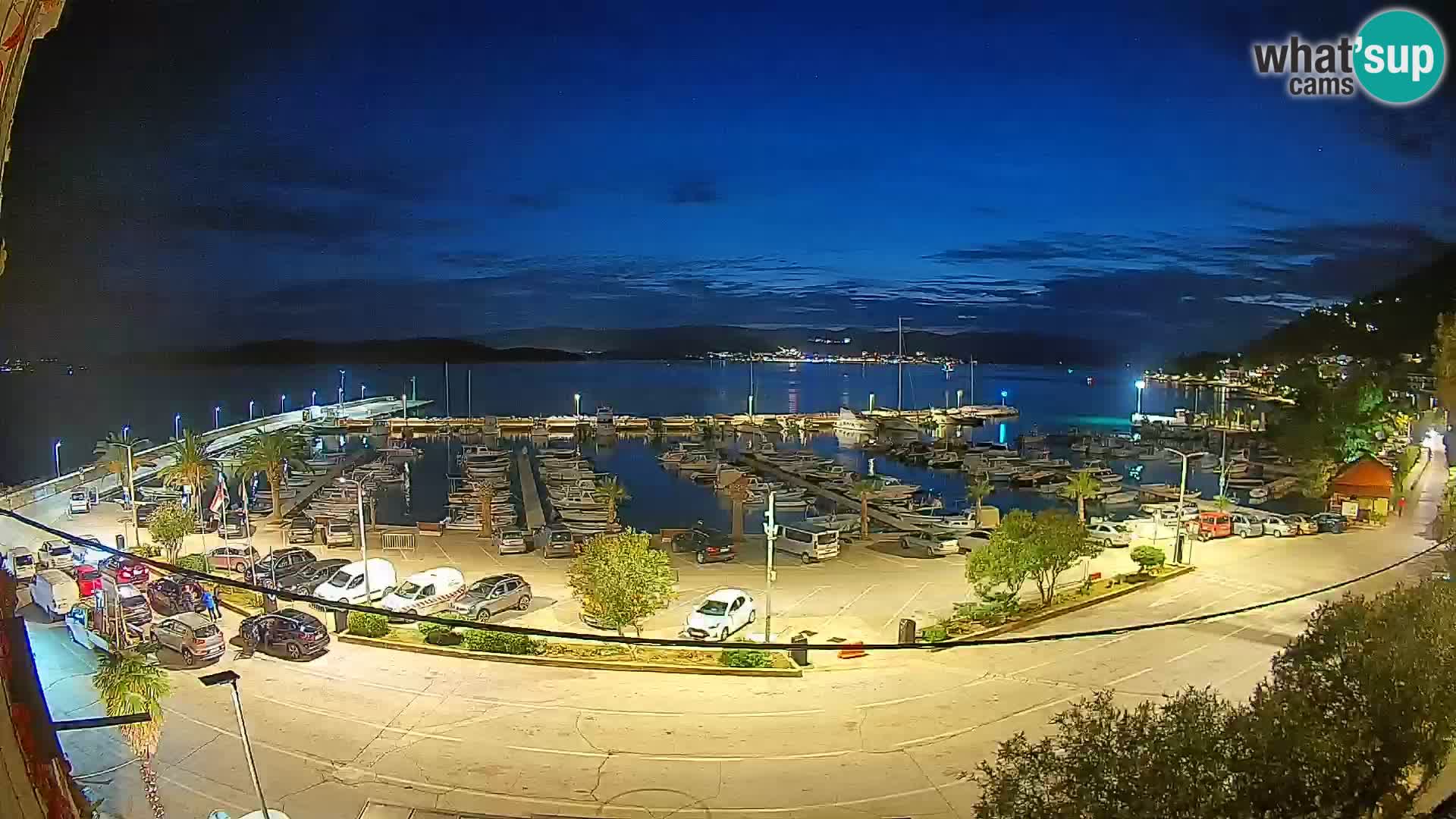 Webcam Orebić Riva – Ferry to Korčula Live