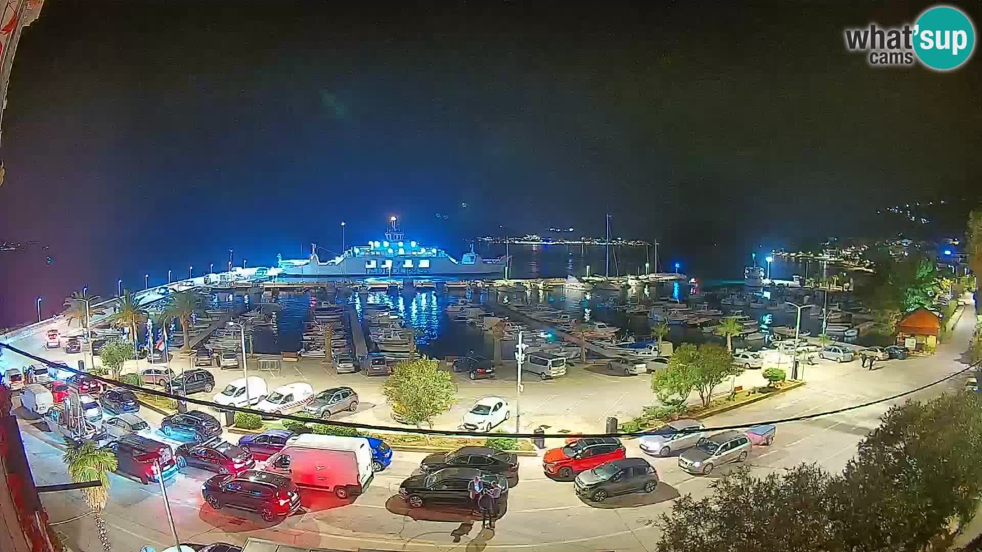 Webcam Orebić Riva – Ferry to Korčula Live