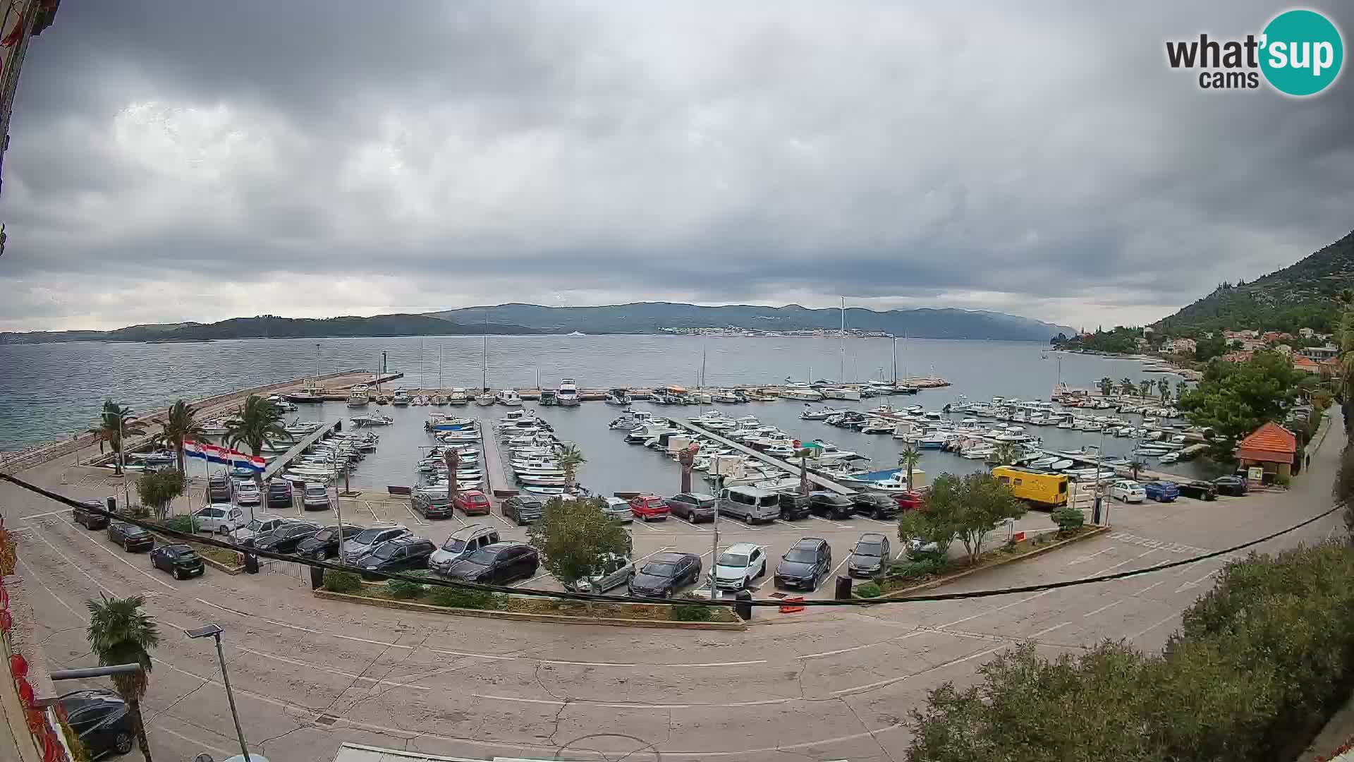 Web kamera Orebić Riva – Trajekt za Korčulu uživo
