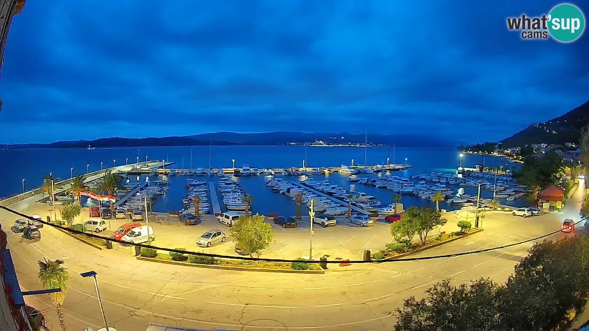 Webcam Orebić Riva – Ferry to Korčula Live