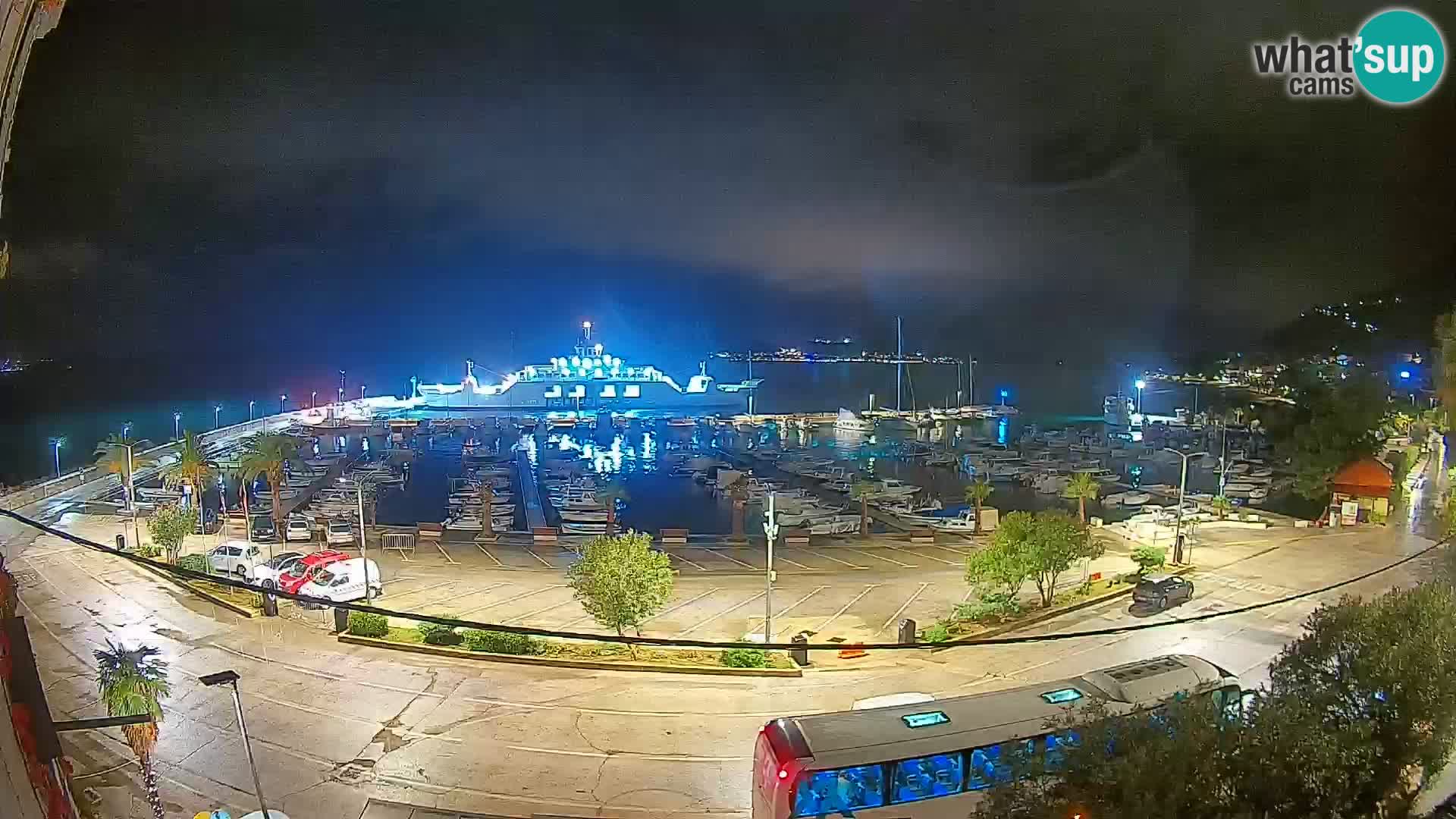 Webcam Orebić Riva – Ferry to Korčula Live