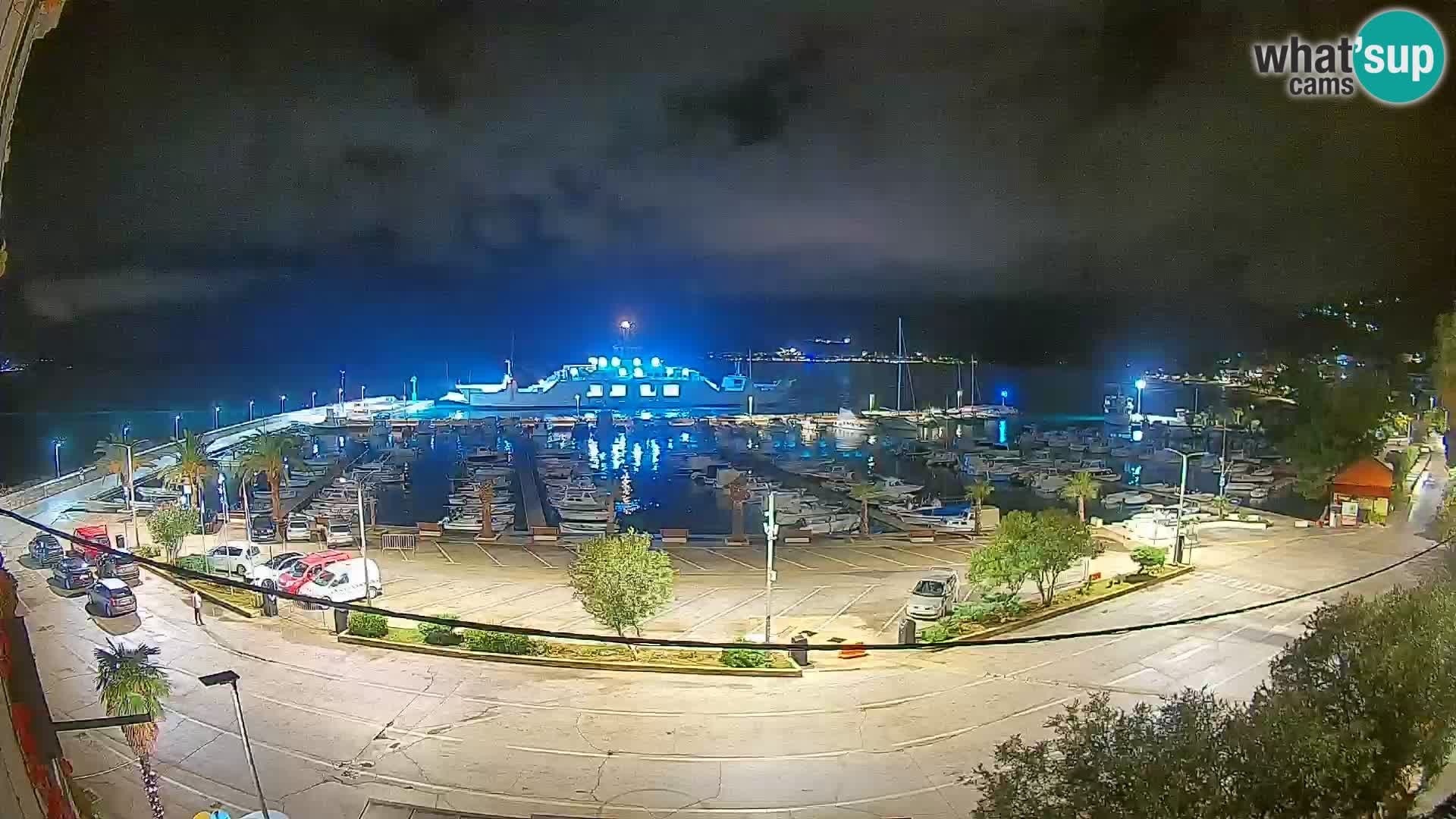 Webcam Orebić Uferpromenade – Fähre nach Korčula Live