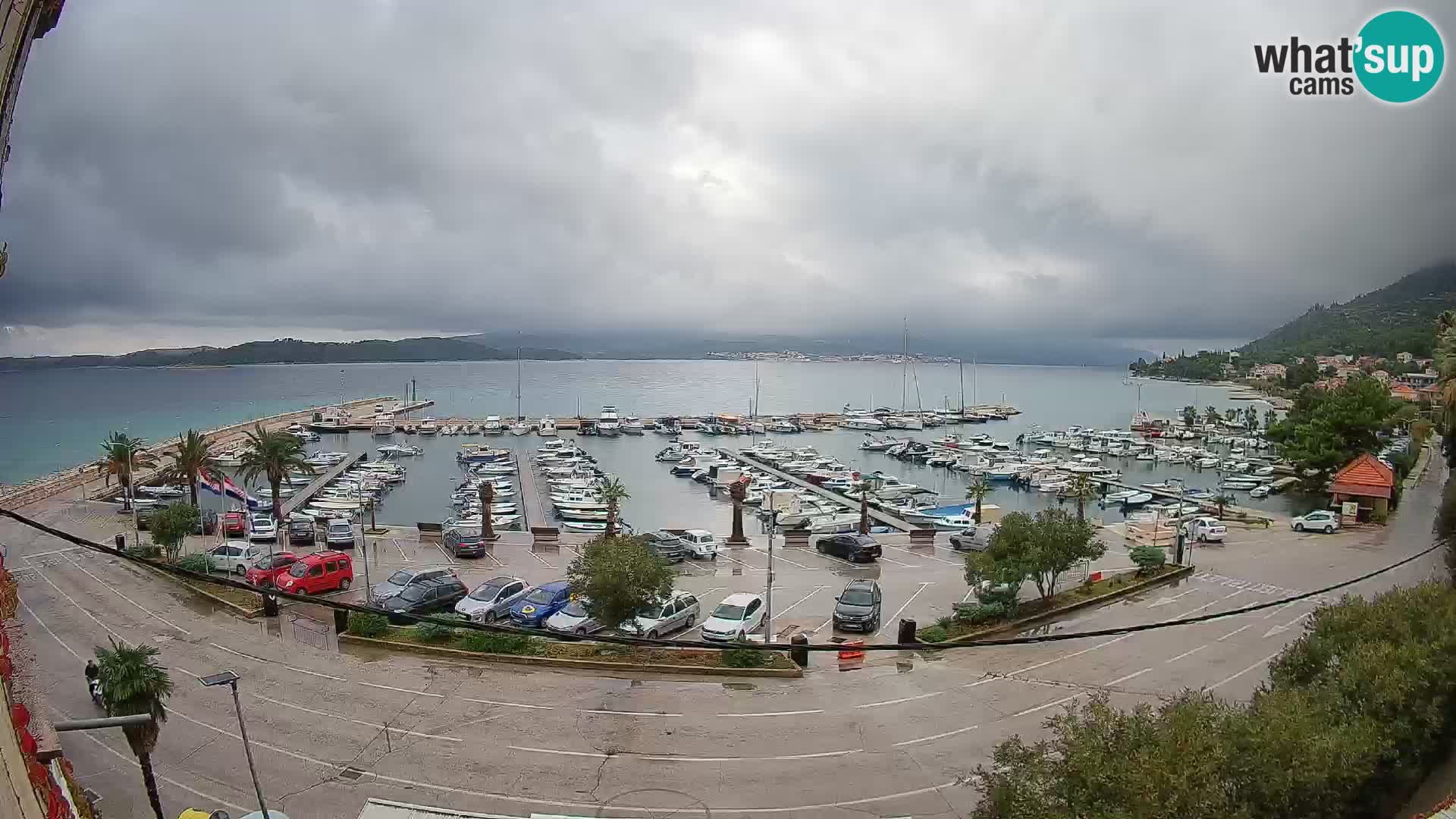Webcam Orebić Riva – Ferry vers Korčula en direct