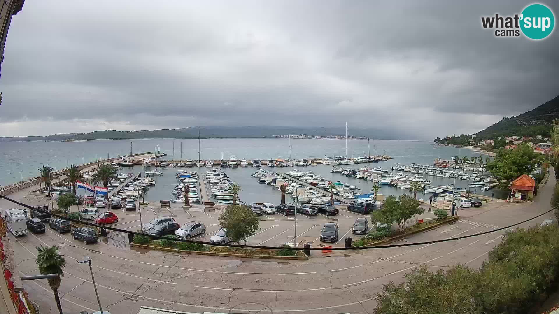Webcam Orebić Riva – Ferry a Korčula en vivo