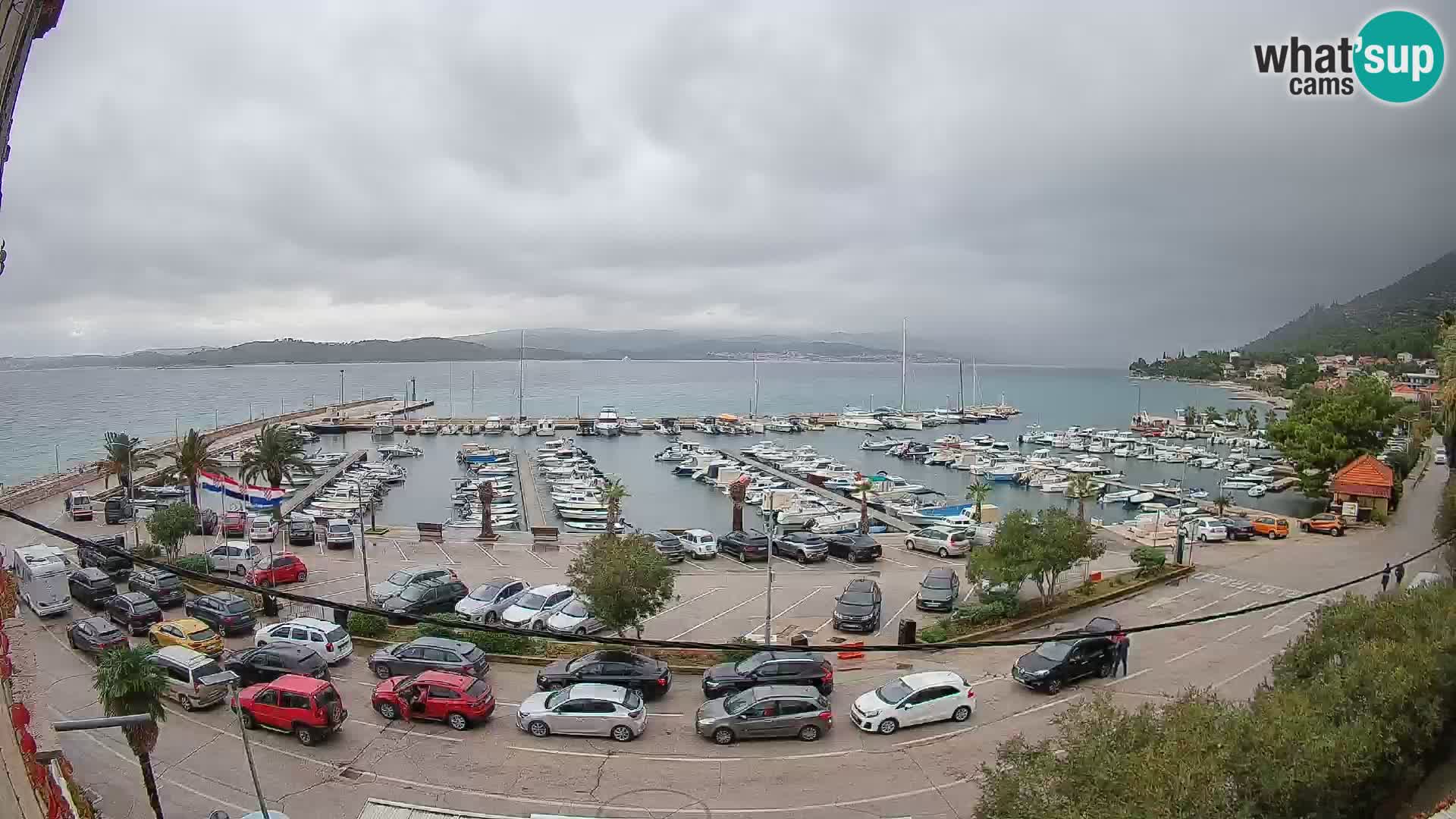 Webcam Orebić Riva – Ferry to Korčula Live