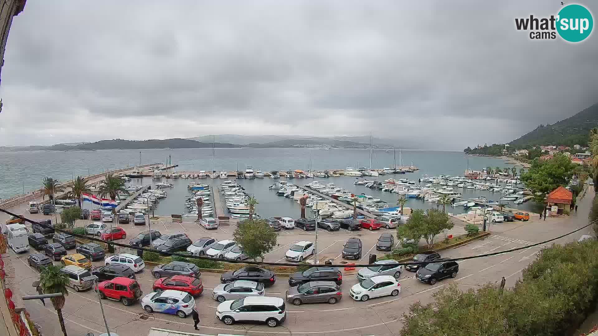 Webcam Orebić Riva – Ferry vers Korčula en direct