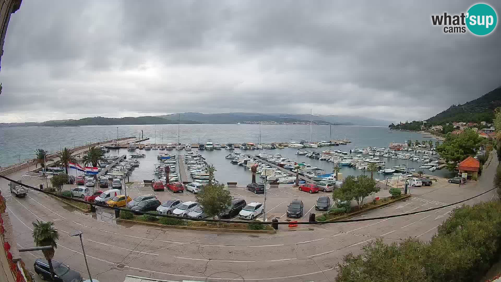 Webcam Orebić Riva – Ferry vers Korčula en direct