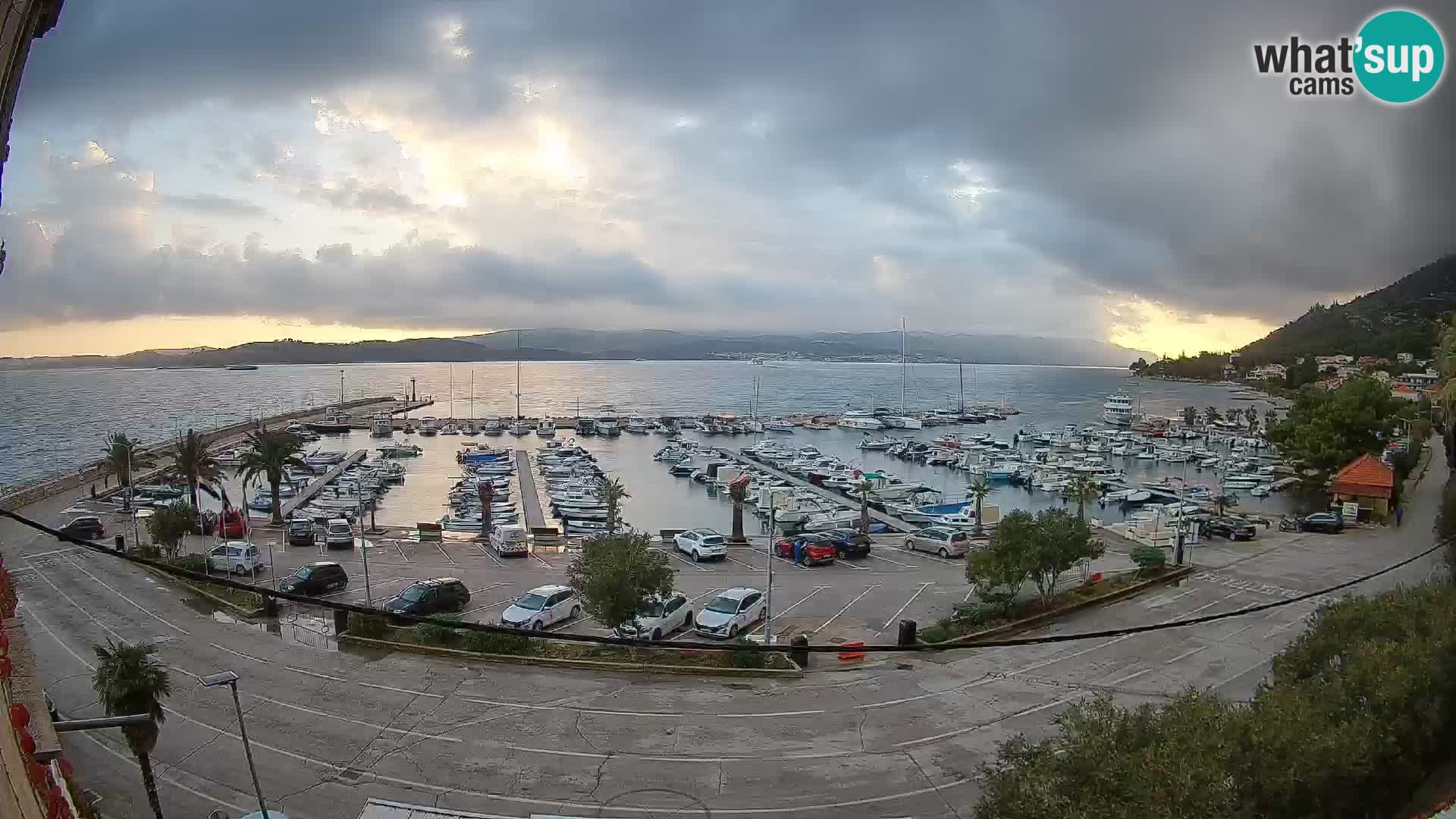 Webcam Orebić Riva – Ferry vers Korčula en direct