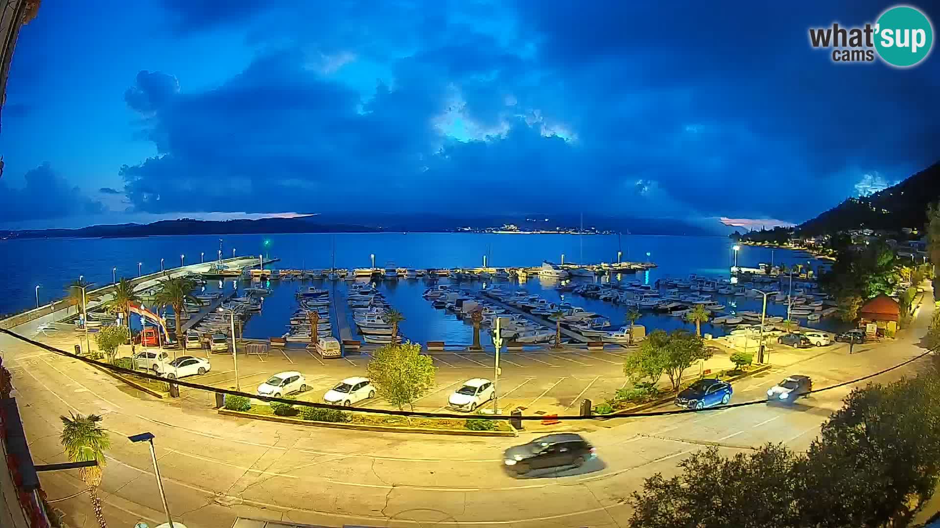 Webcam Orebić Riva – Ferry vers Korčula en direct
