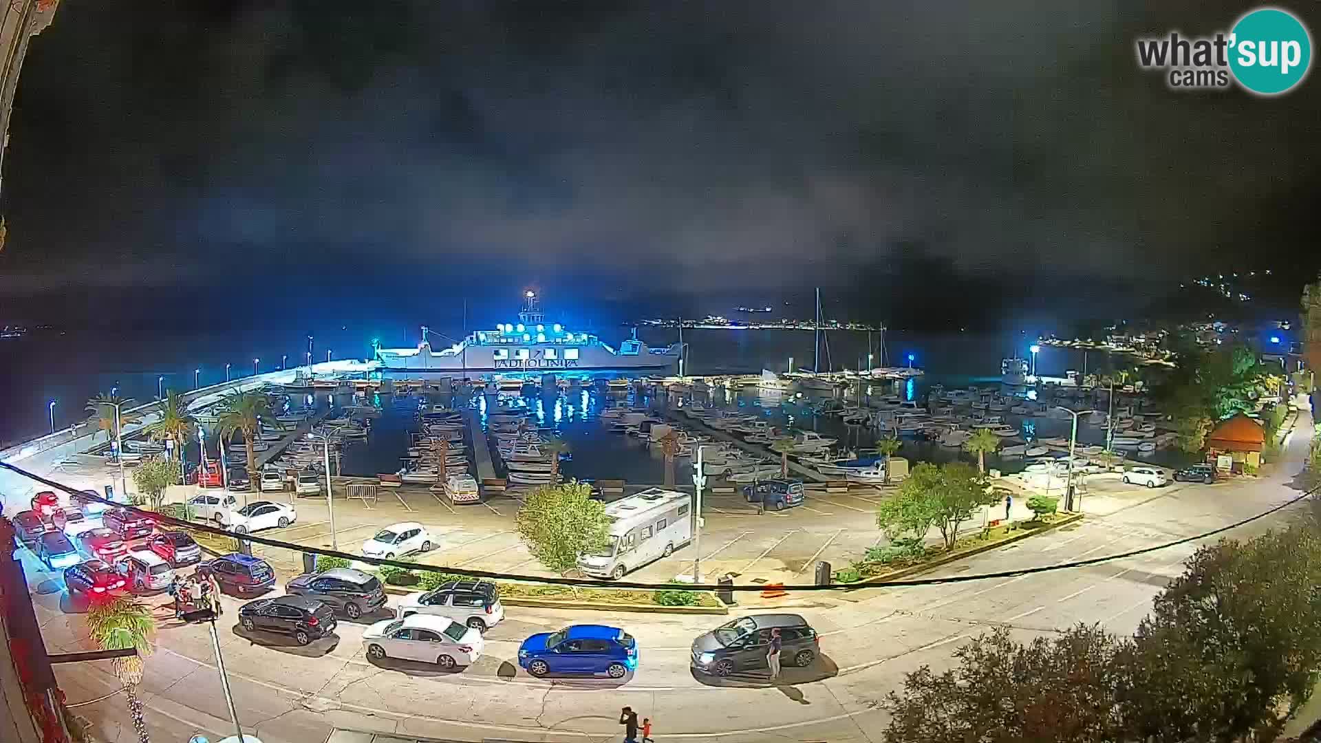 Webcam Orebić Riva – Ferry to Korčula Live