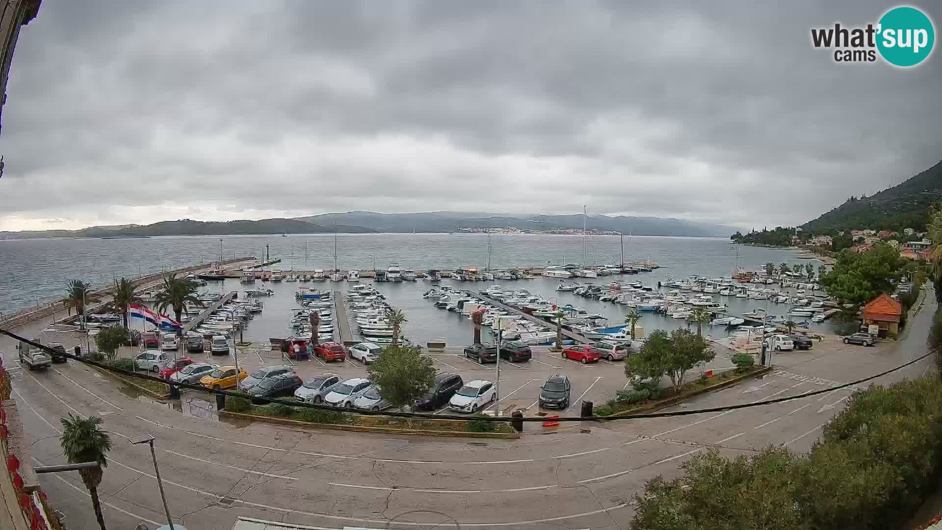 Webcam Orebić Riva – Ferry to Korčula Live