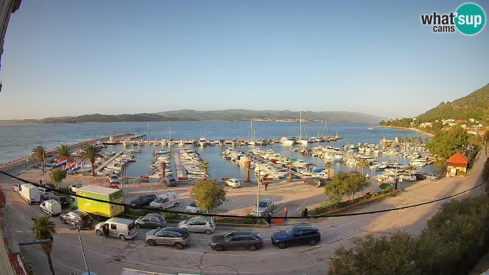Web kamera Orebić Riva – Trajekt za Korčulu uživo