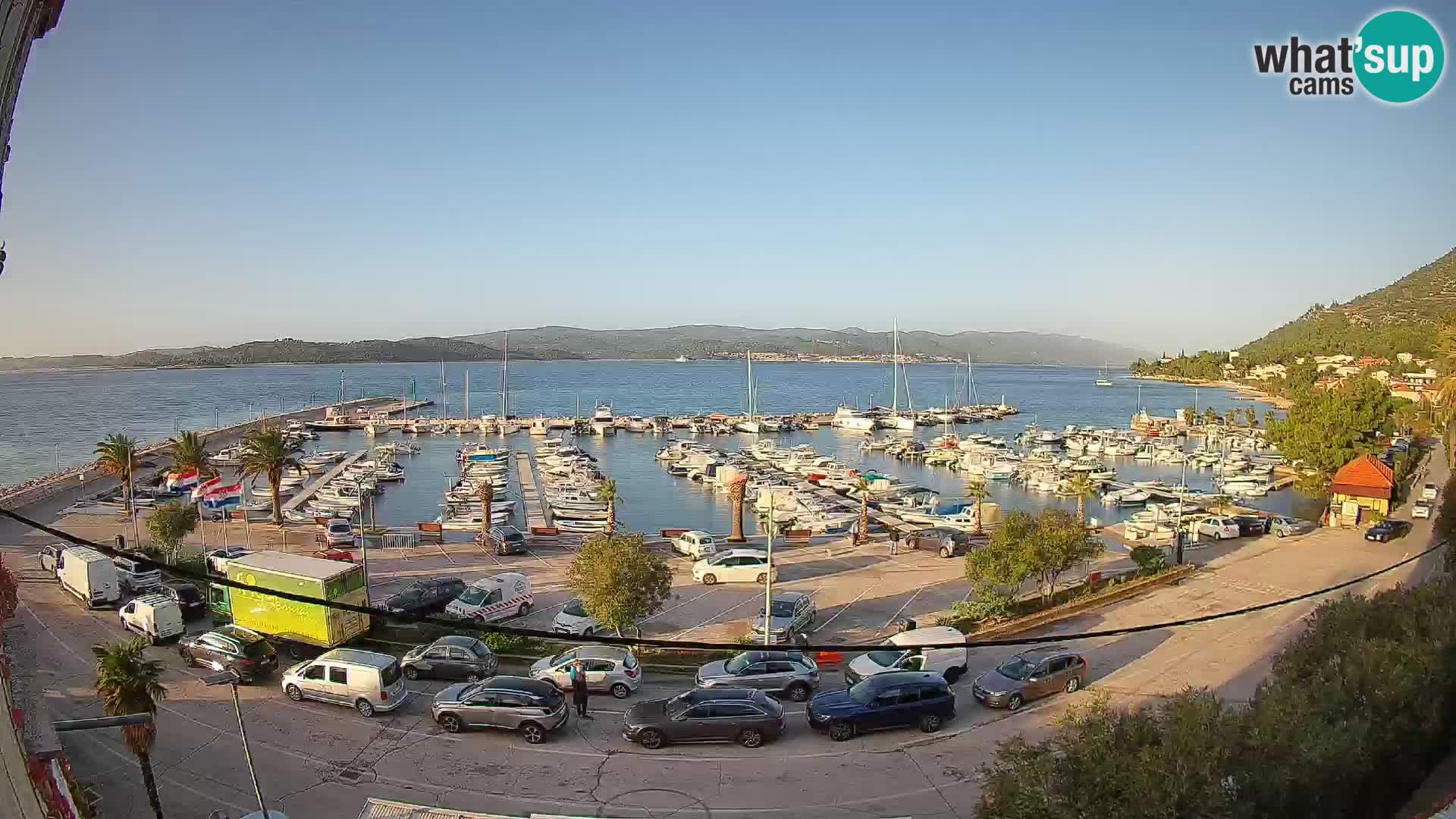 Webcam Orebić Riva – Ferry to Korčula Live