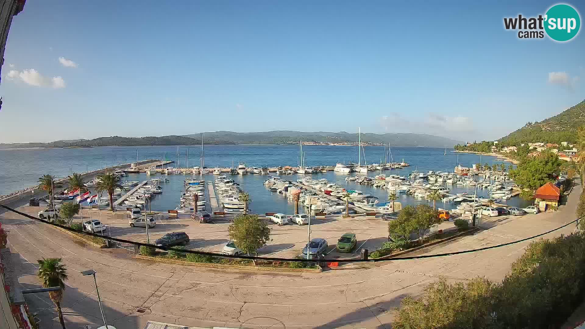 Webcam Orebić Riva – Ferry to Korčula Live