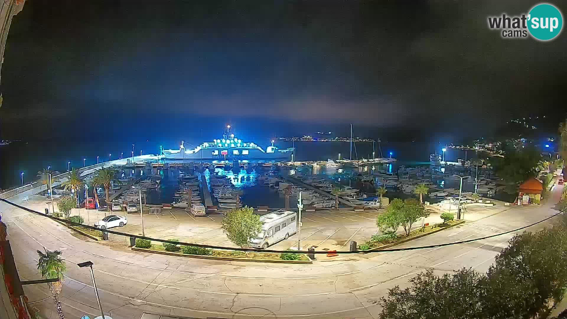 Webcam Orebić Riva – Ferry to Korčula Live