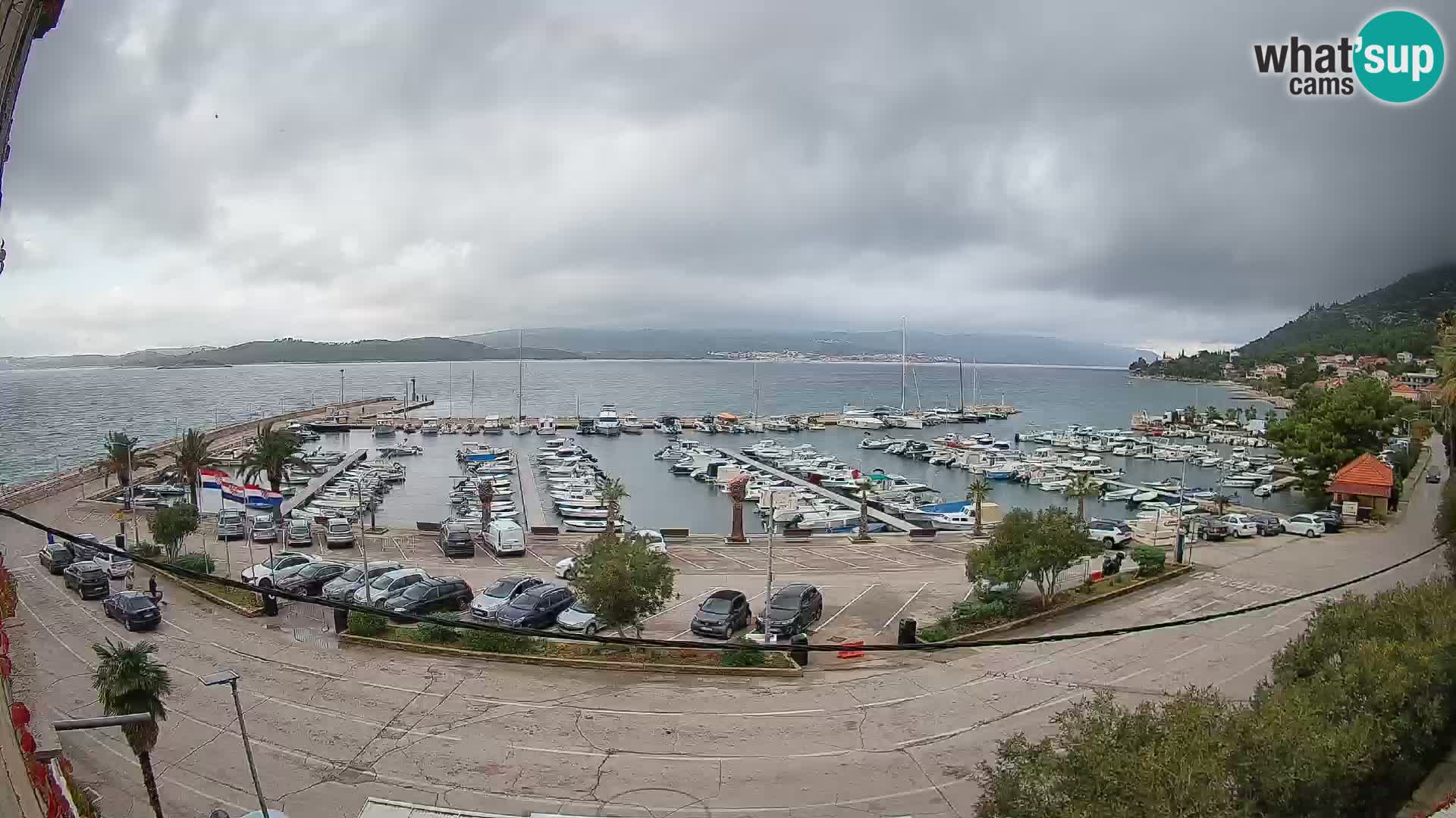 Webcam Orebić Riva – Ferry vers Korčula en direct