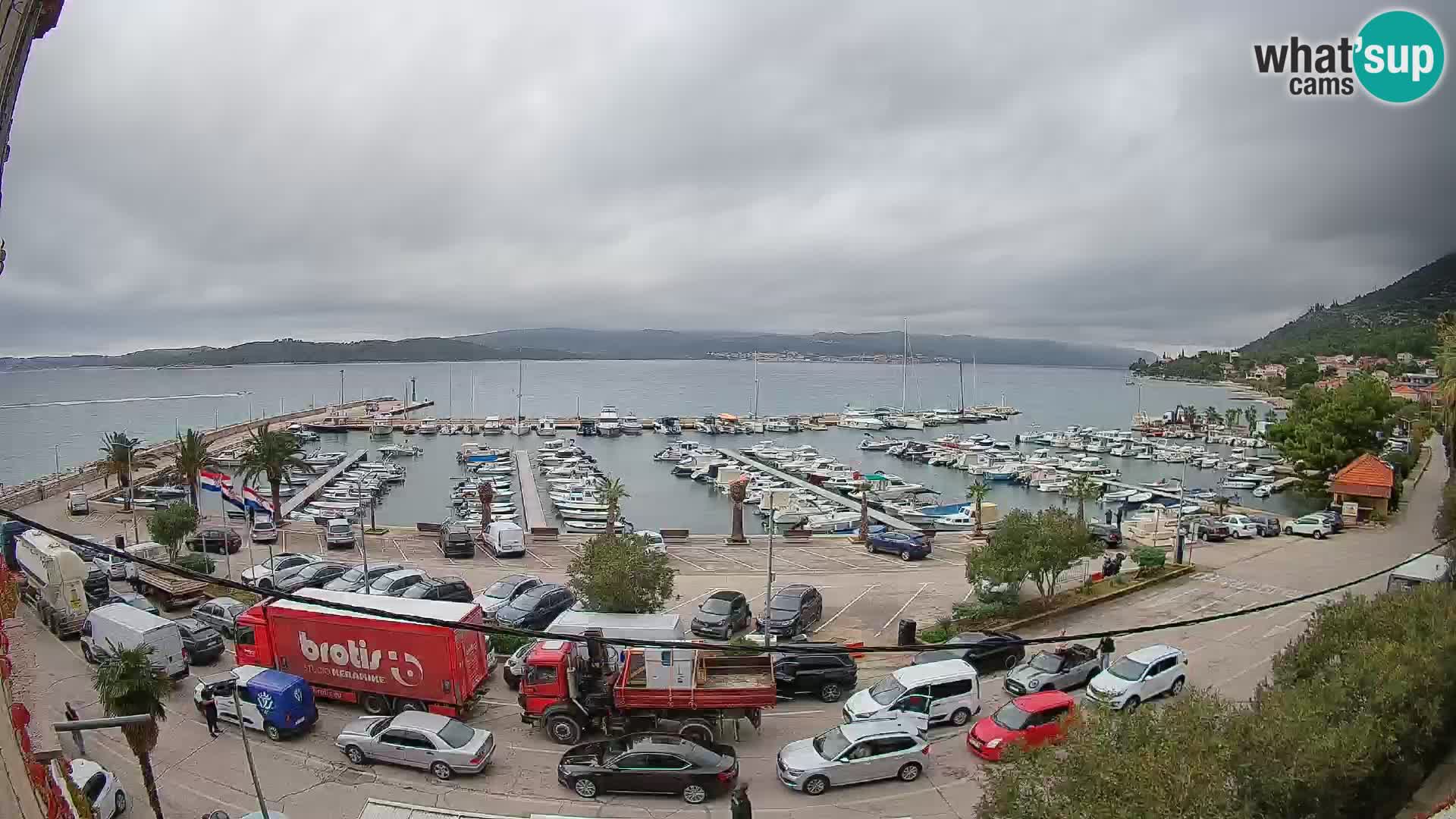 Webcam Orebić Riva – Ferry to Korčula Live