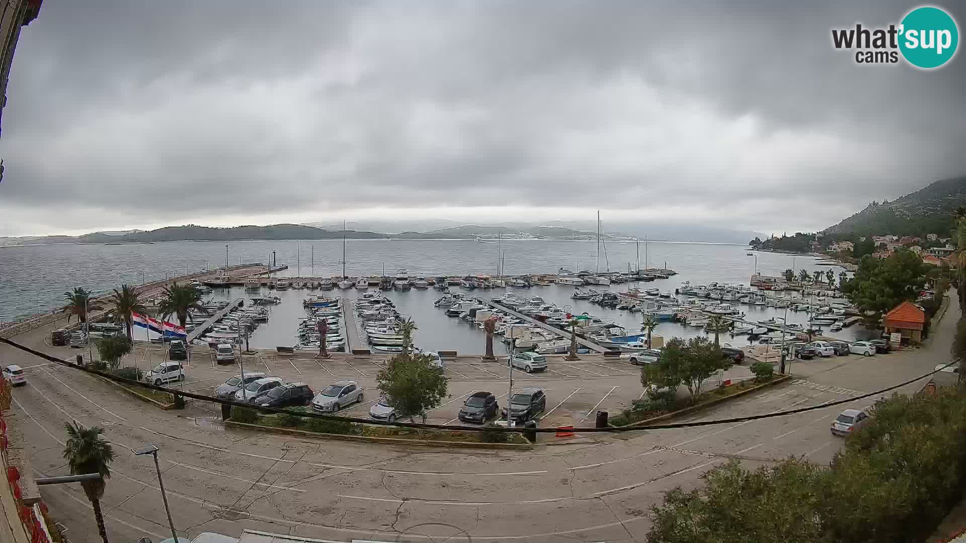 Webcam Orebić Riva – Ferry vers Korčula en direct
