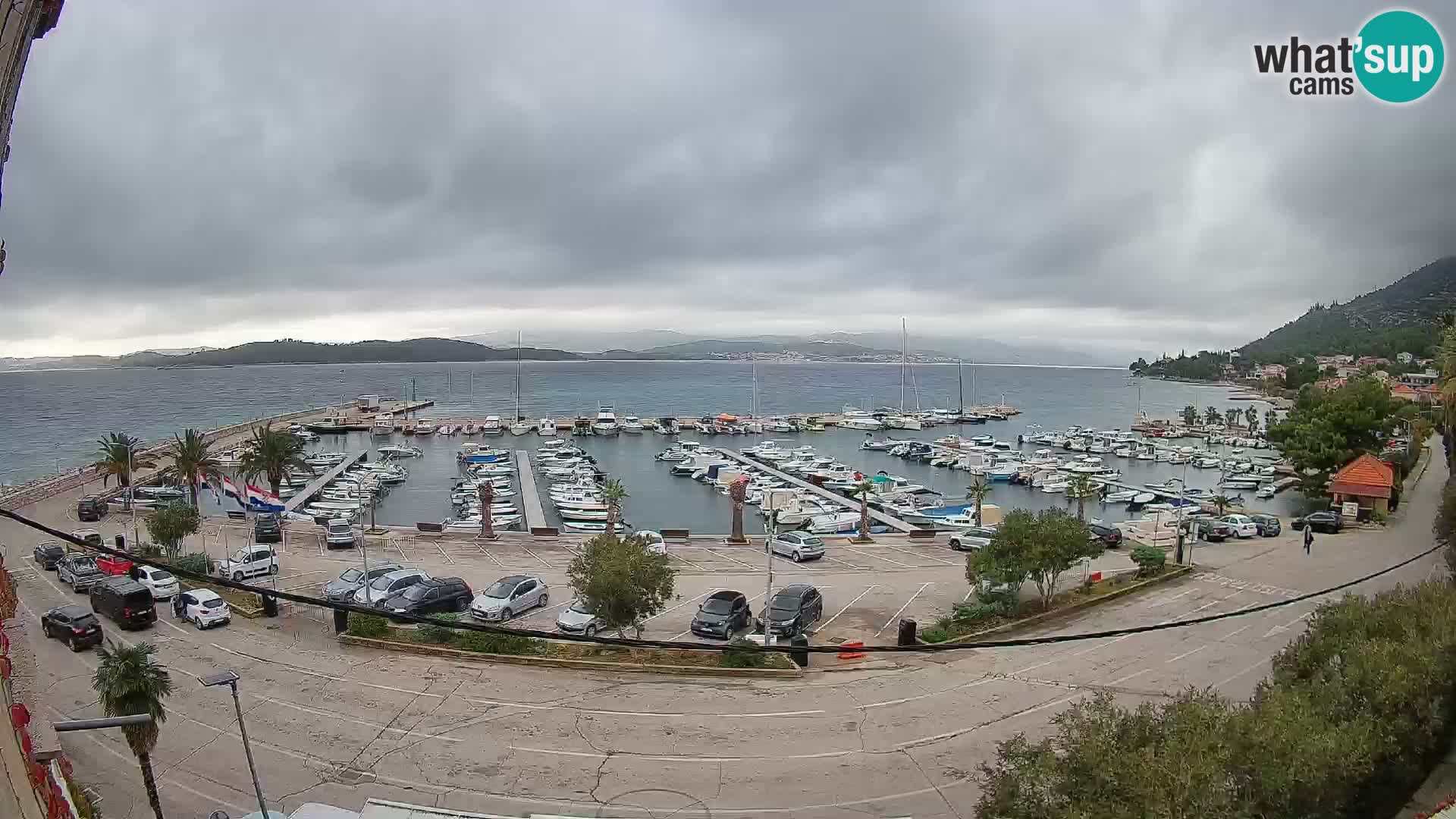 Webcam Orebić Uferpromenade – Fähre nach Korčula Live