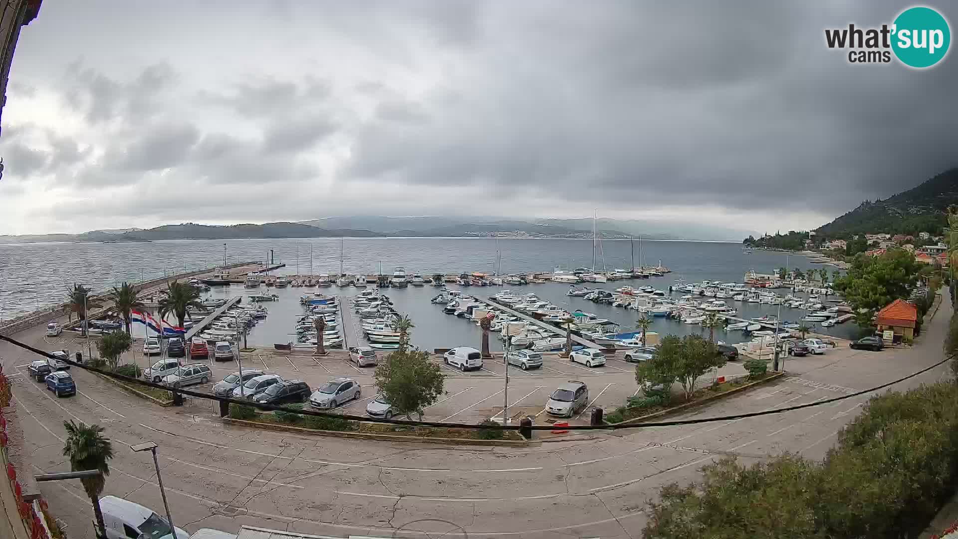 Webcam Orebić Riva – Ferry to Korčula Live