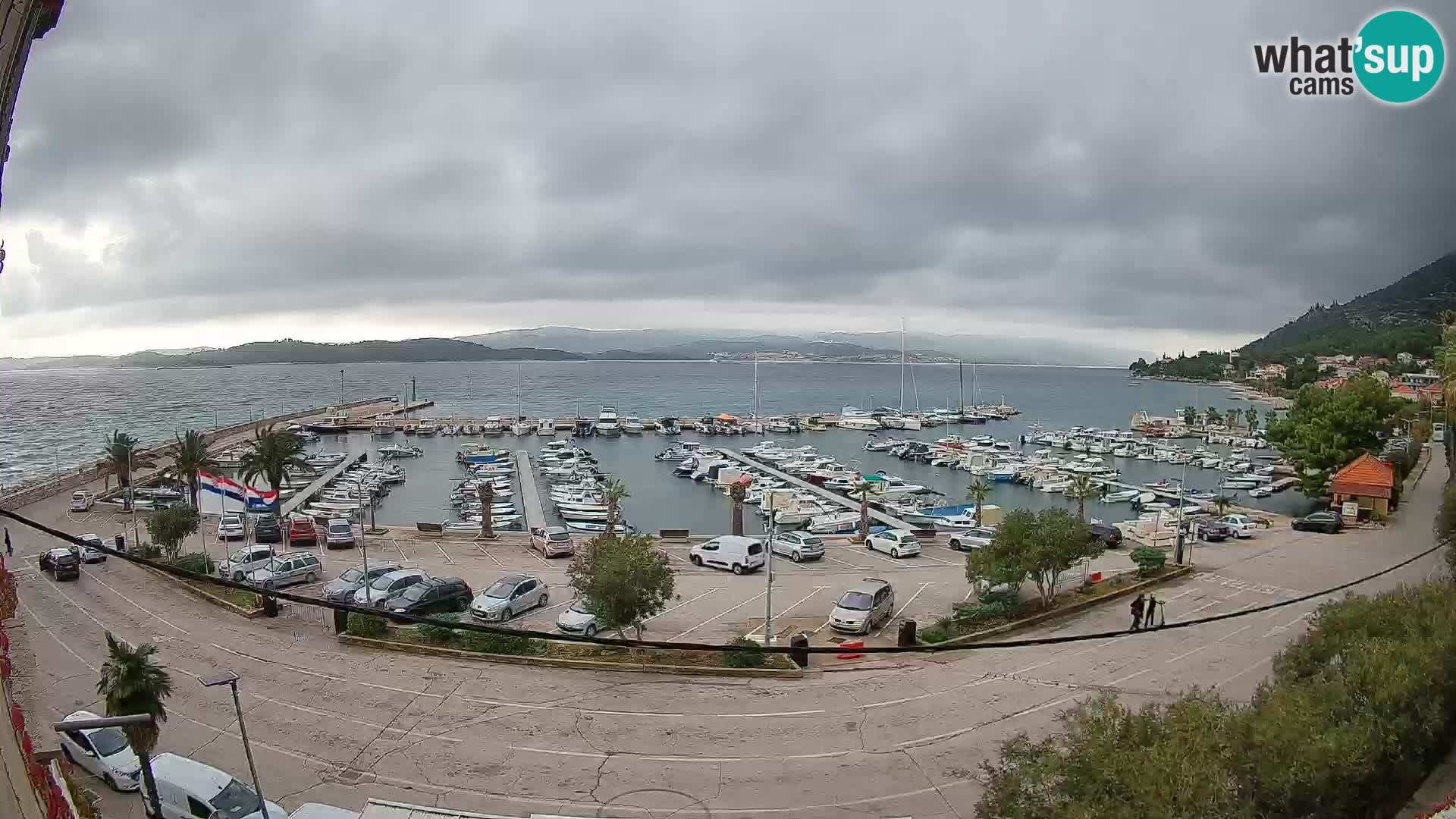 Webcam Orebić Riva – Ferry to Korčula Live