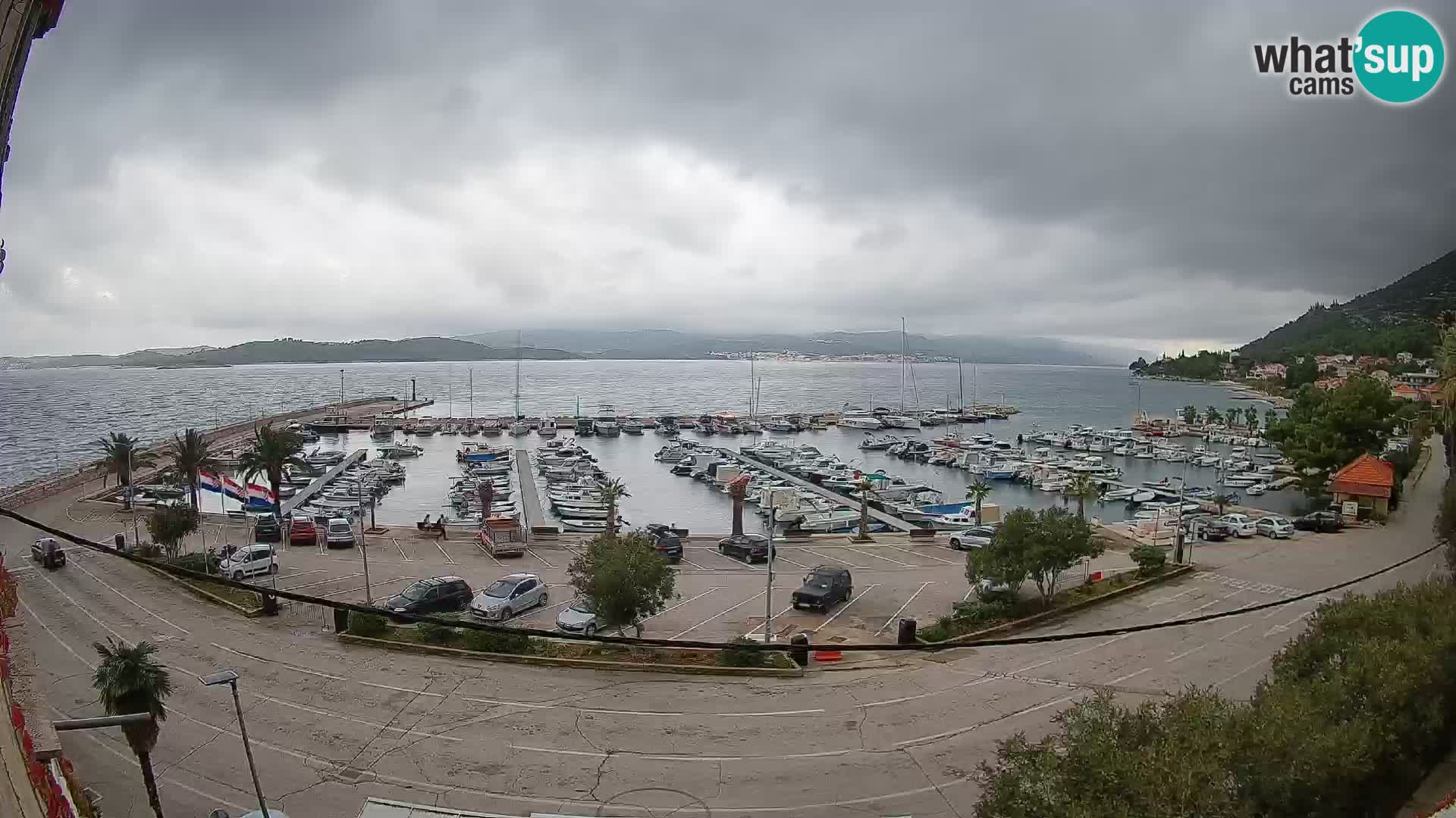 Web kamera Orebić Riva – Trajekt za Korčulu uživo