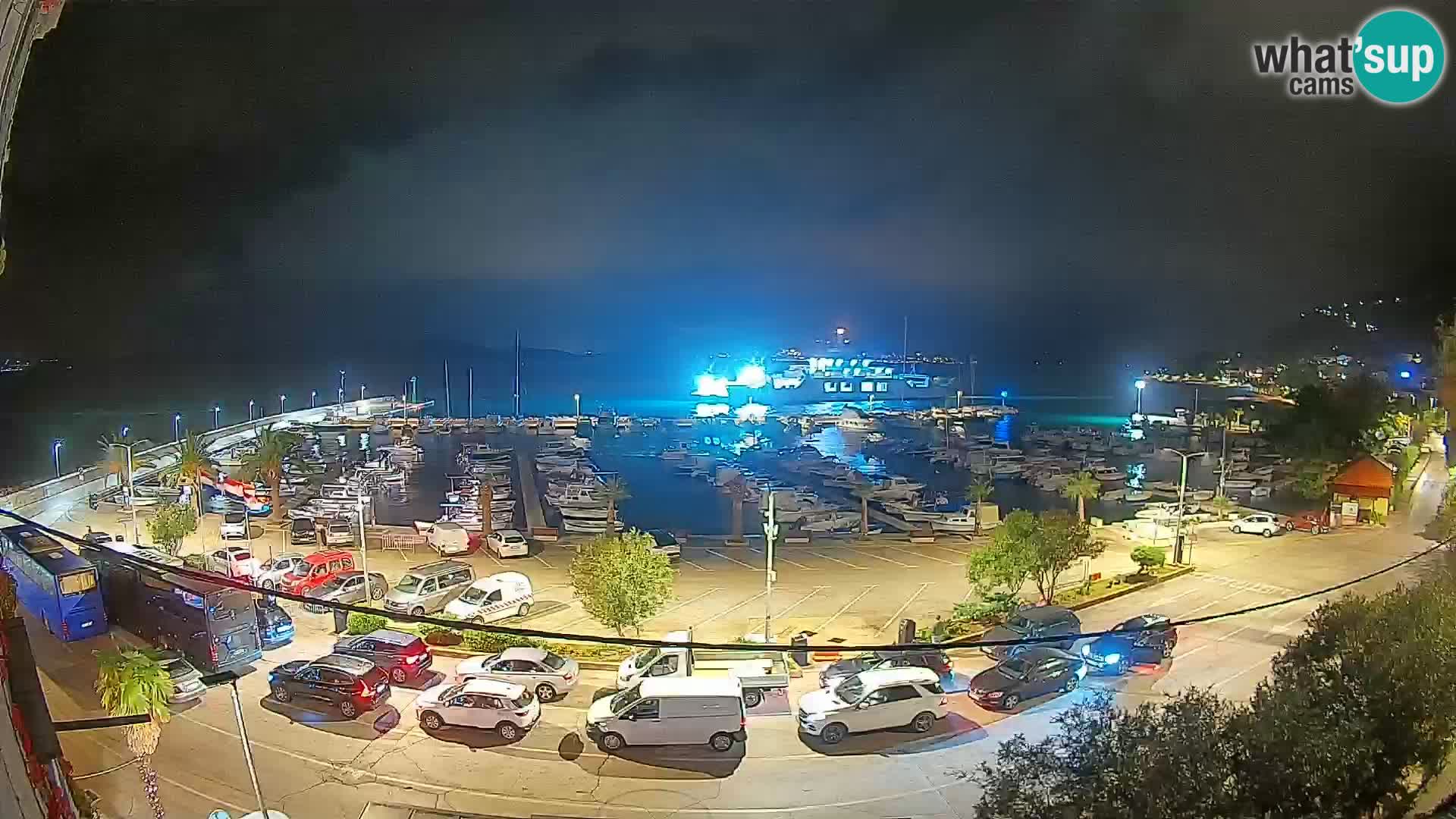 Webcam Orebić Uferpromenade – Fähre nach Korčula Live