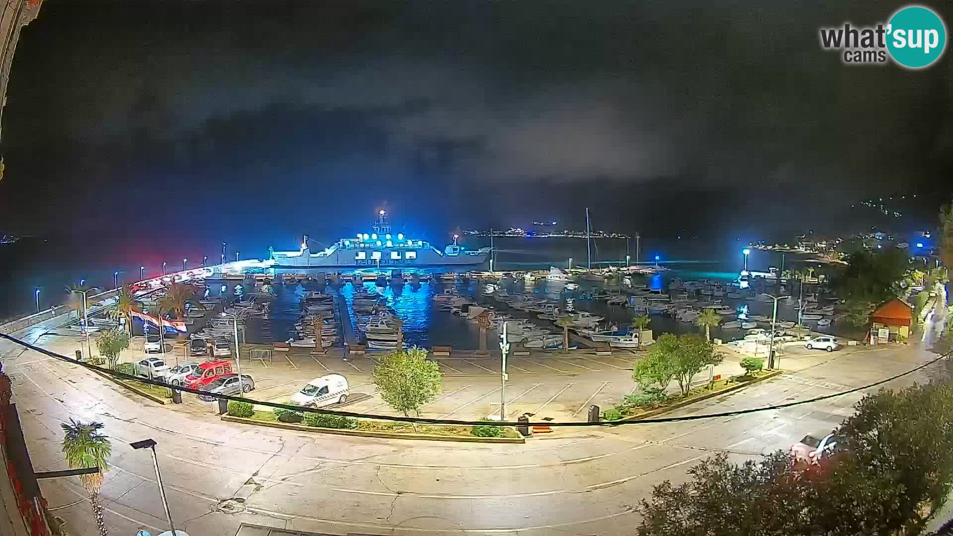Webcam Orebić Riva – Ferry to Korčula Live