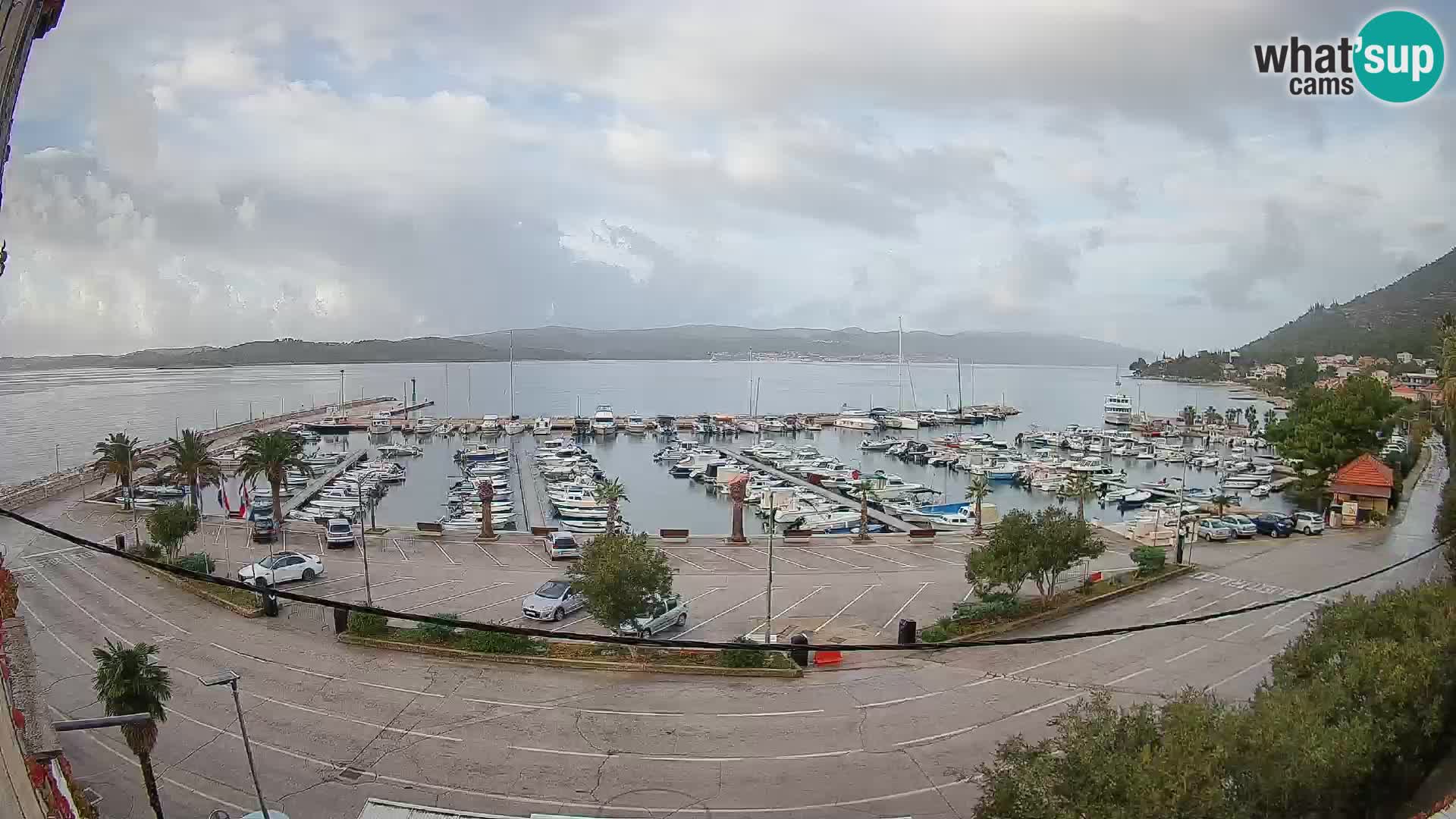 Webcam Orebić Riva – Ferry to Korčula Live