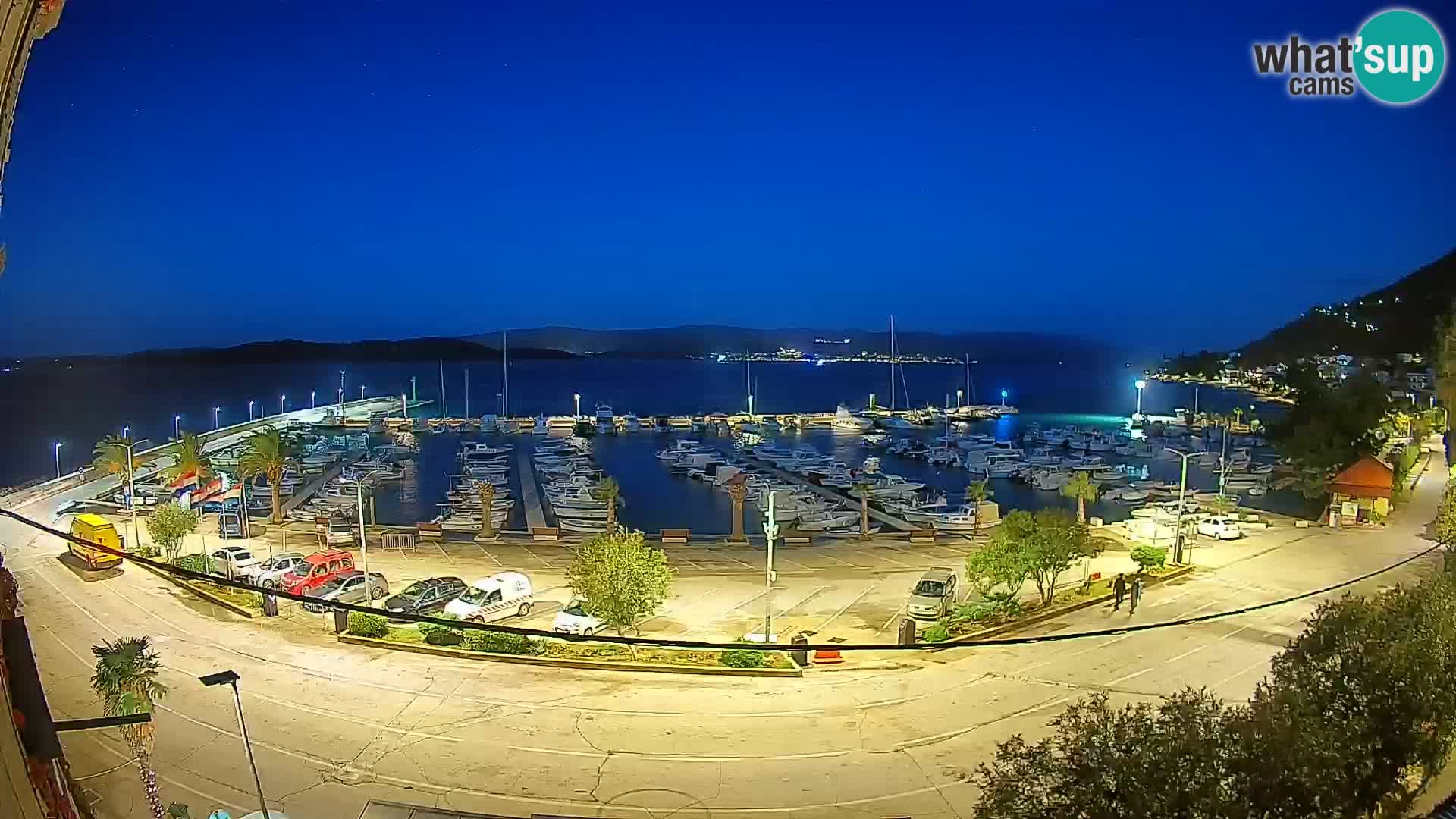 Webcam Orebić Riva – Ferry a Korčula en vivo