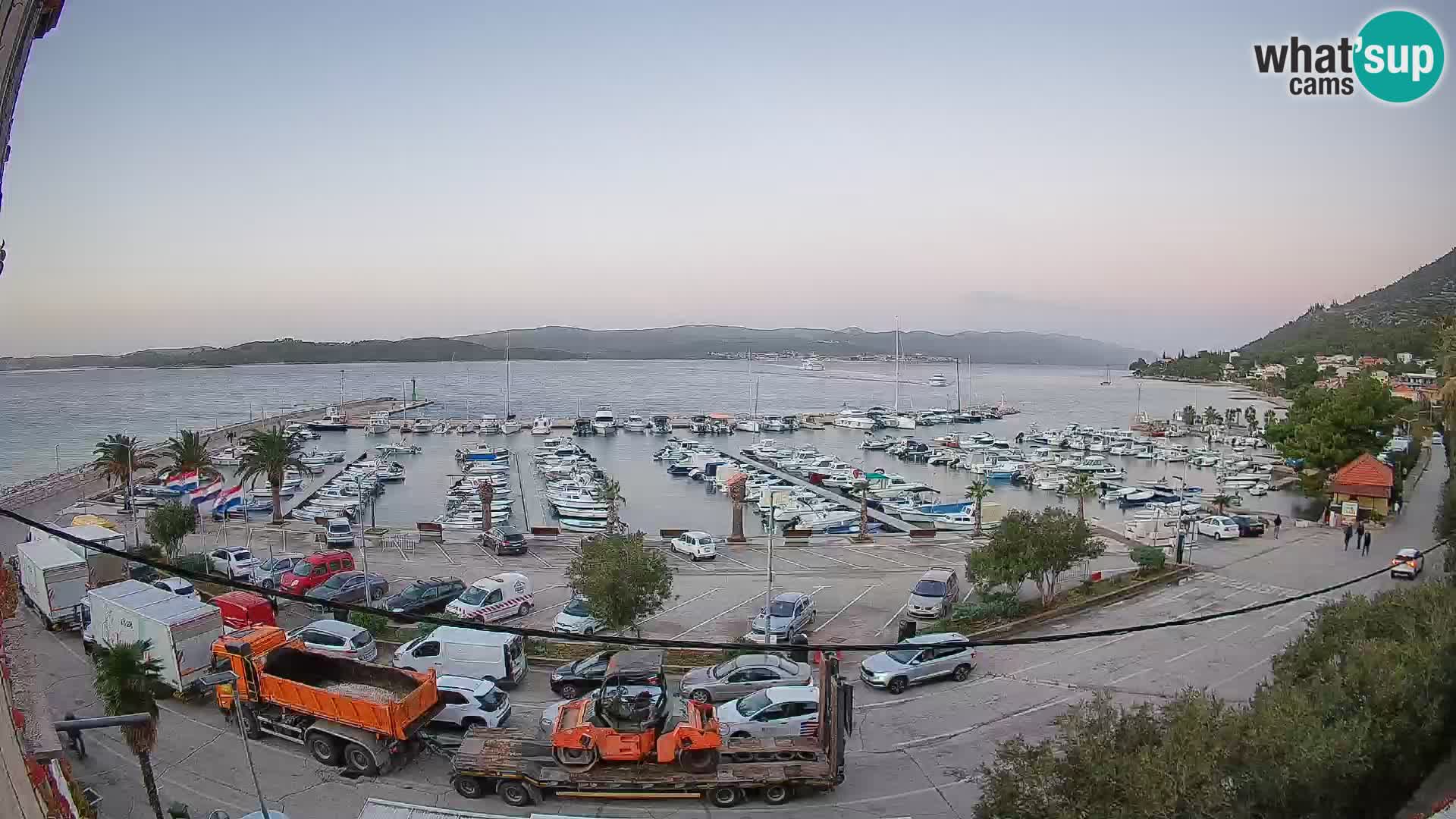 Webcam Orebić Riva – Ferry vers Korčula en direct