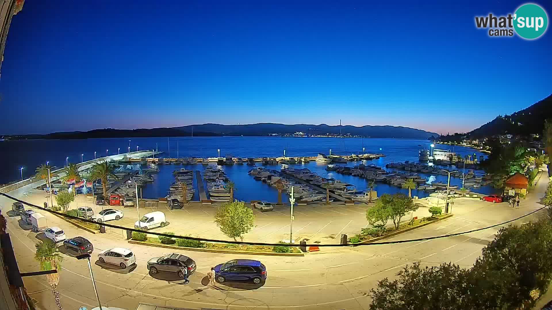 Webcam Orebić Riva – Ferry to Korčula Live