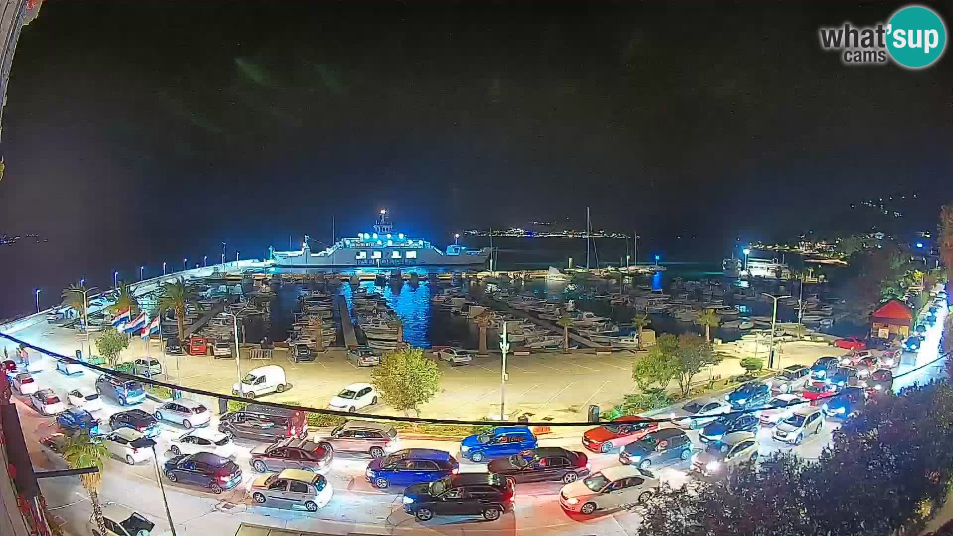 Webcam Orebić Riva – Ferry to Korčula Live
