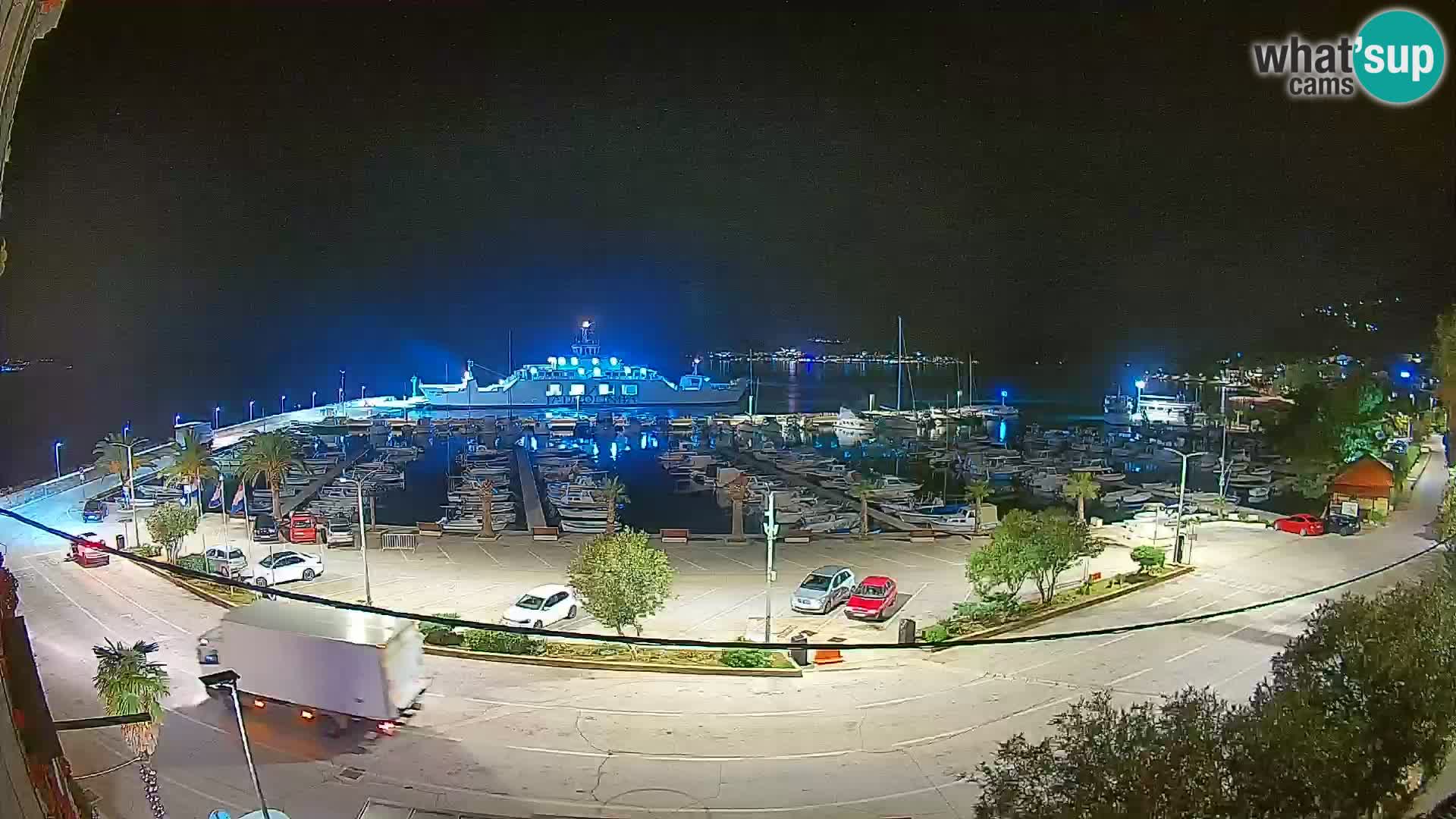 Webcam Orebić Riva – Ferry a Korčula en vivo