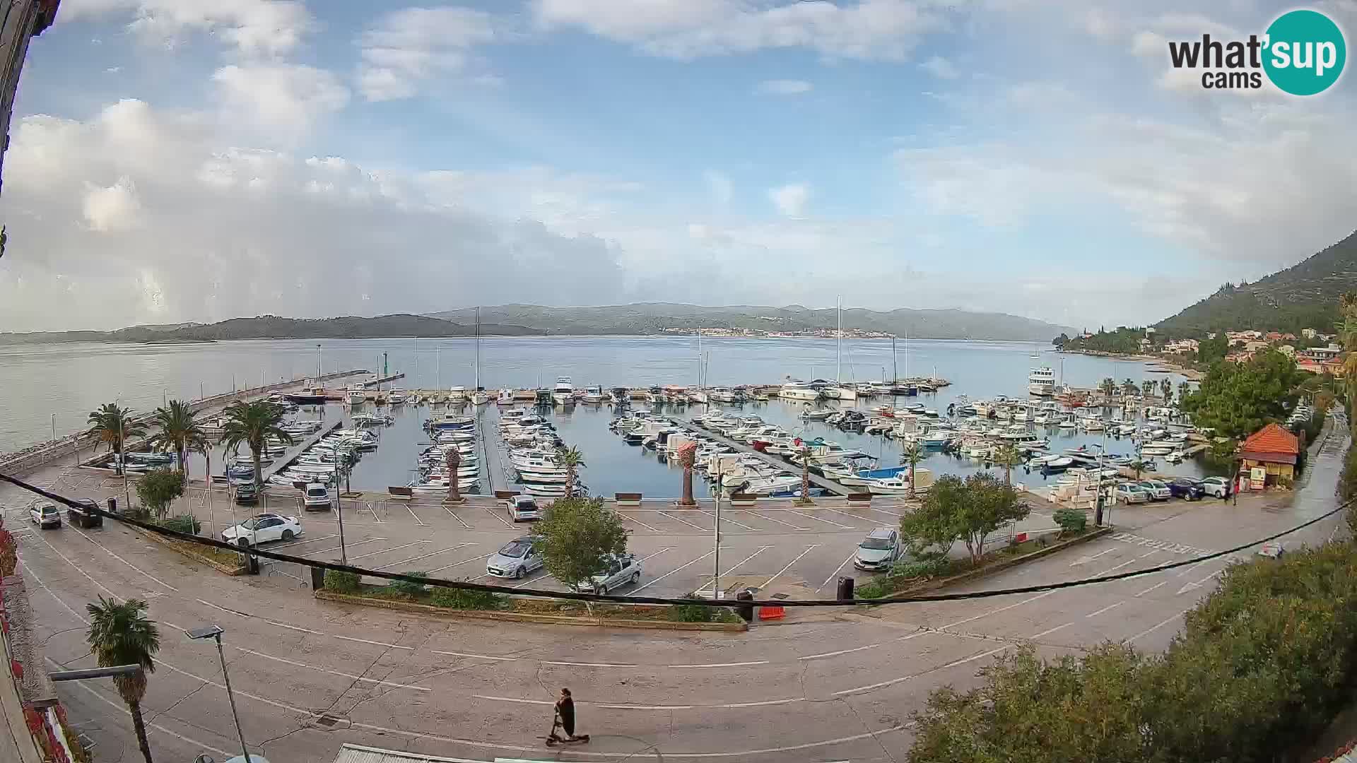 Webcam Orebić Riva – Ferry a Korčula en vivo