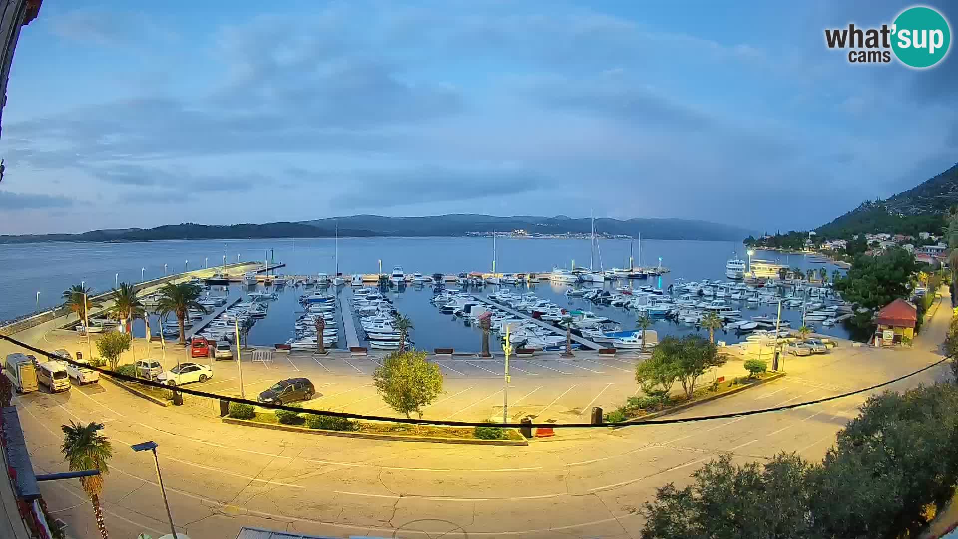 Webcam Orebić Riva – Ferry vers Korčula en direct
