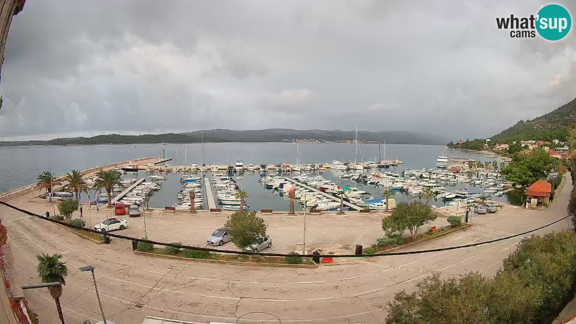 Webcam Orebić Riva – Ferry to Korčula Live