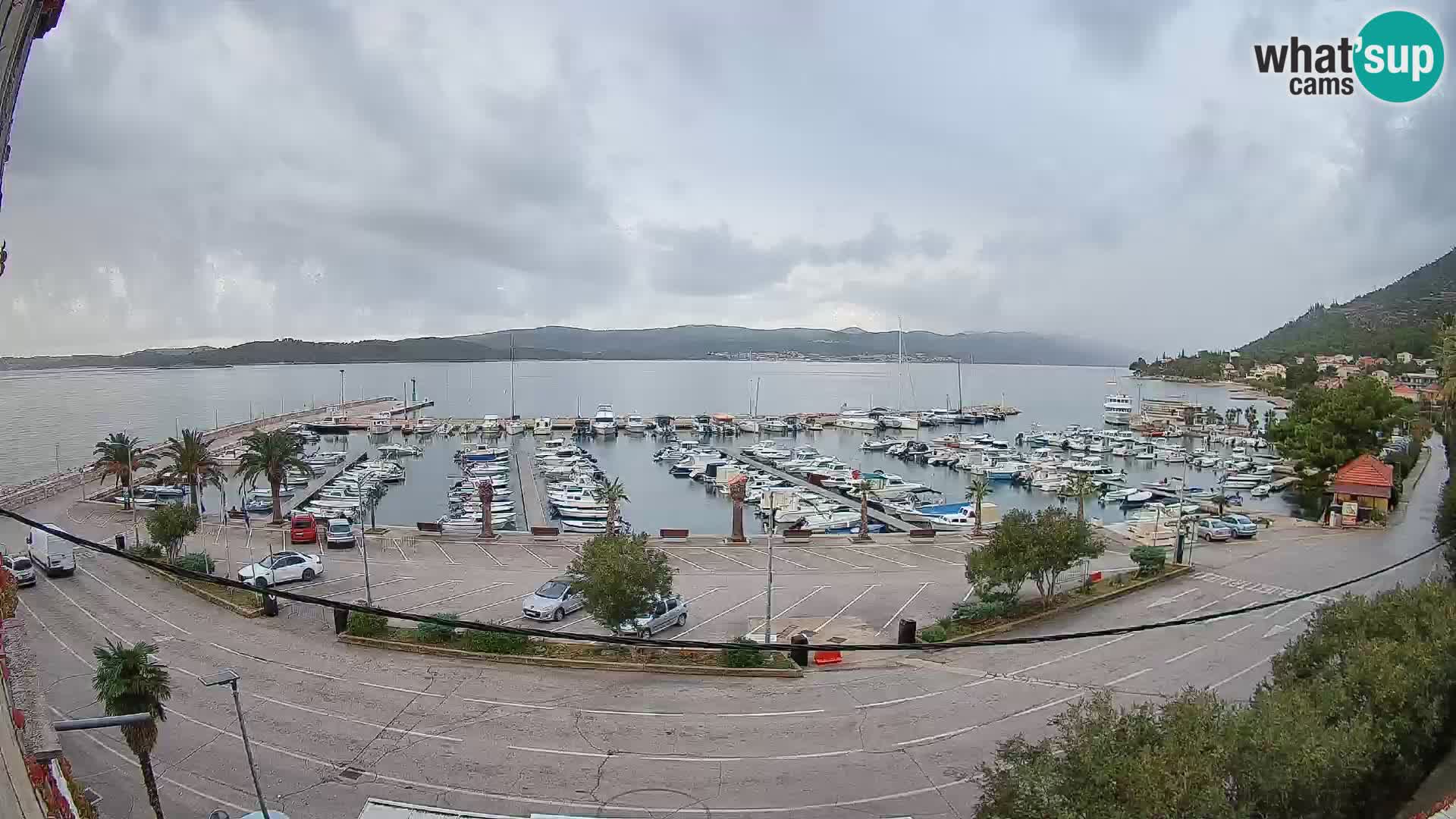 Webcam Orebić Riva – Ferry vers Korčula en direct