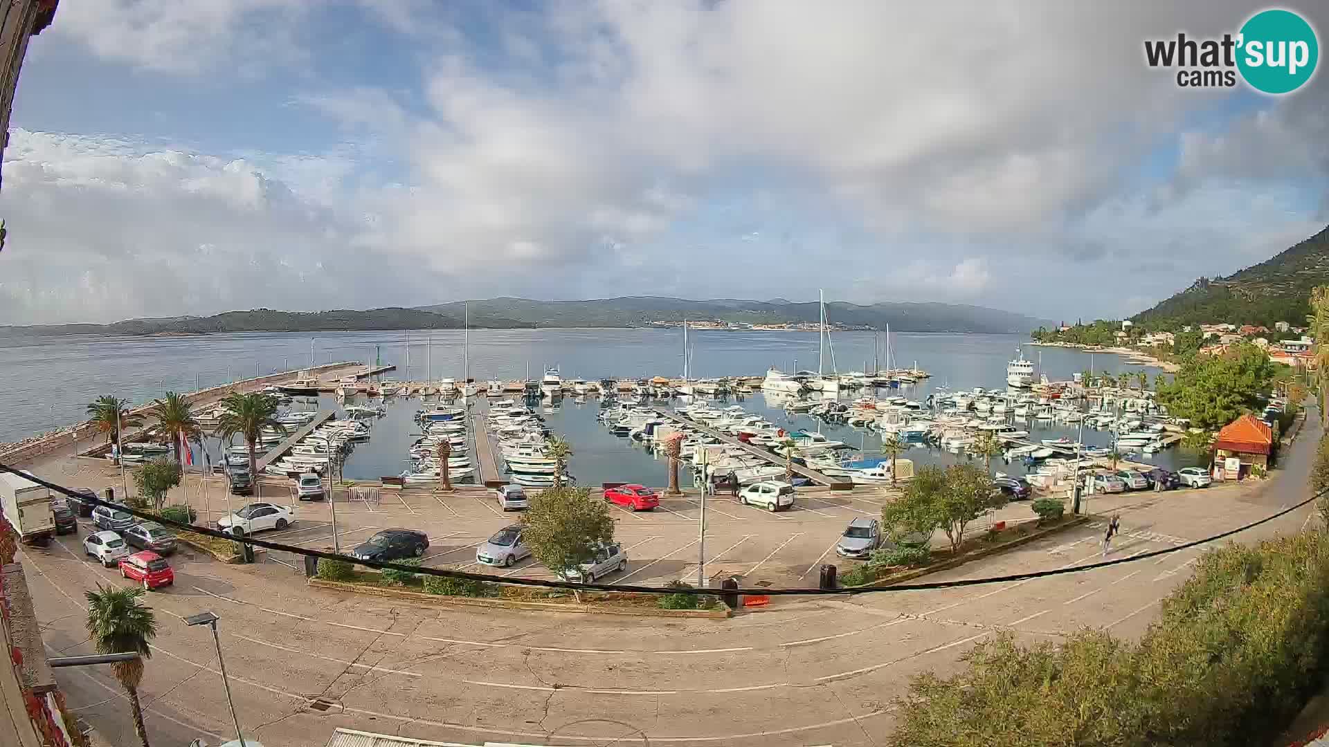 Webcam Orebić Riva – Ferry vers Korčula en direct
