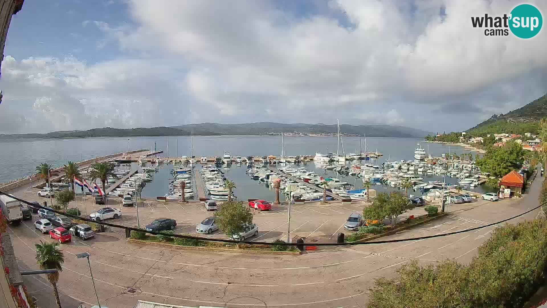 Webcam Orebić Riva – Ferry to Korčula Live