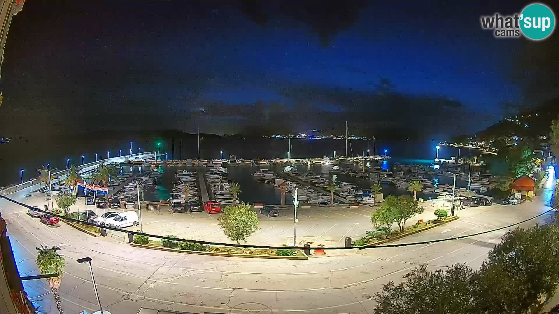 Webcam Orebić Riva – Ferry a Korčula en vivo