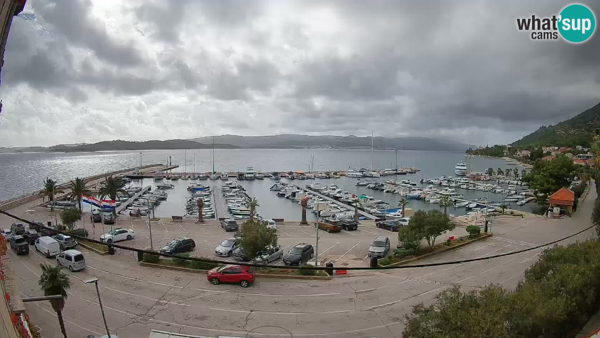 Webcam Orebić Riva – Ferry vers Korčula en direct
