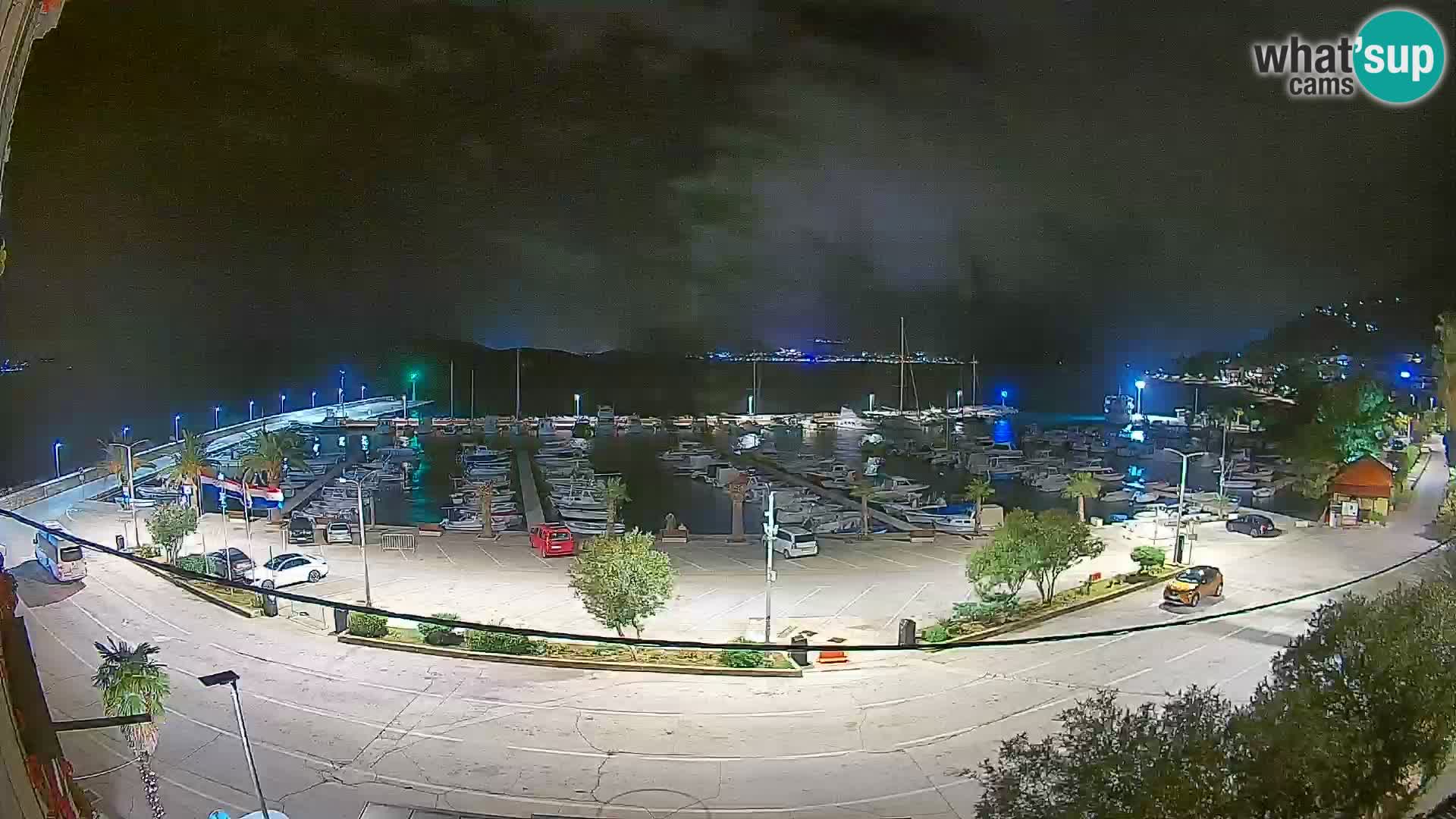 Webcam Orebić Uferpromenade – Fähre nach Korčula Live