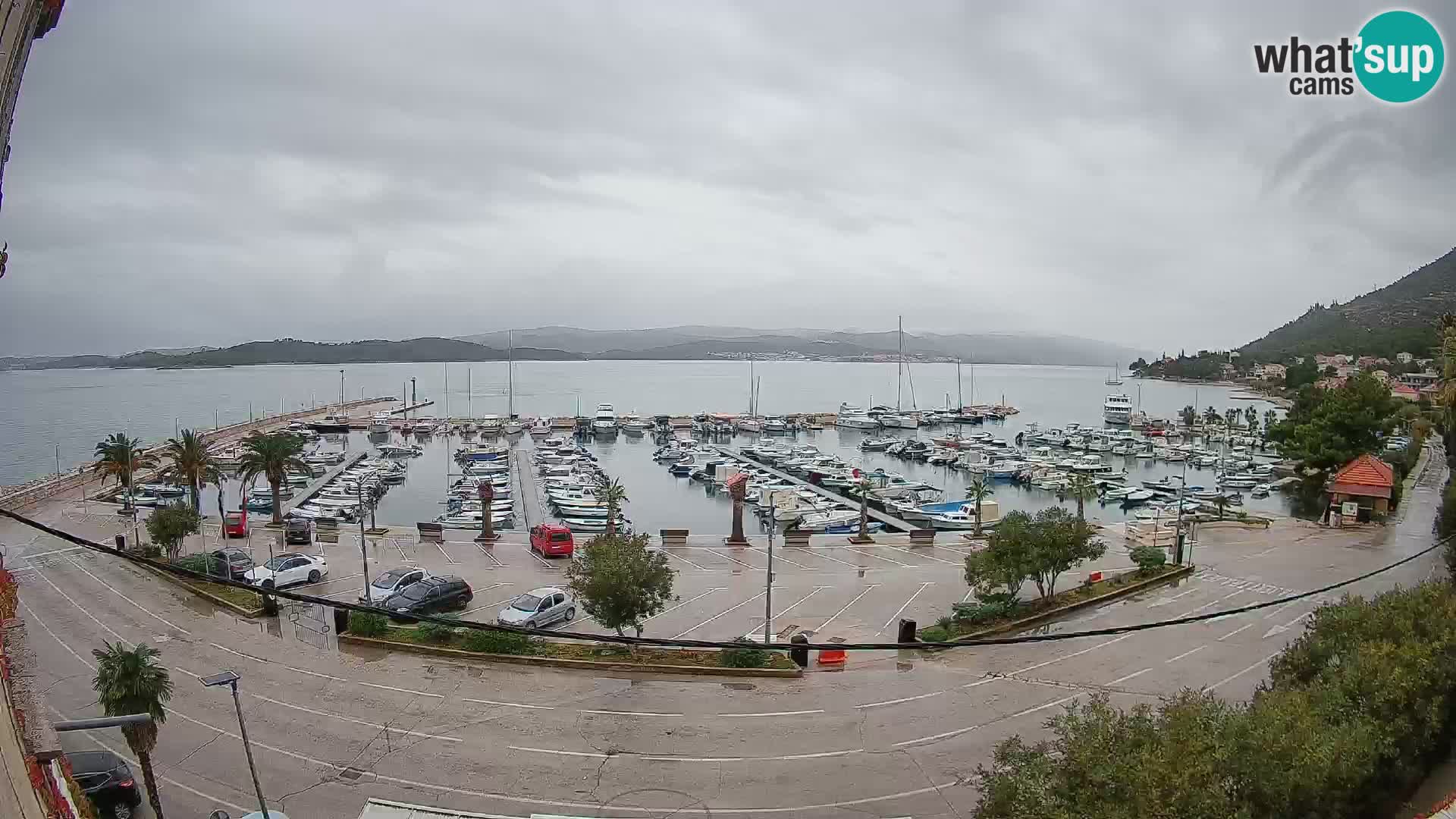 Webcam Orebić Uferpromenade – Fähre nach Korčula Live