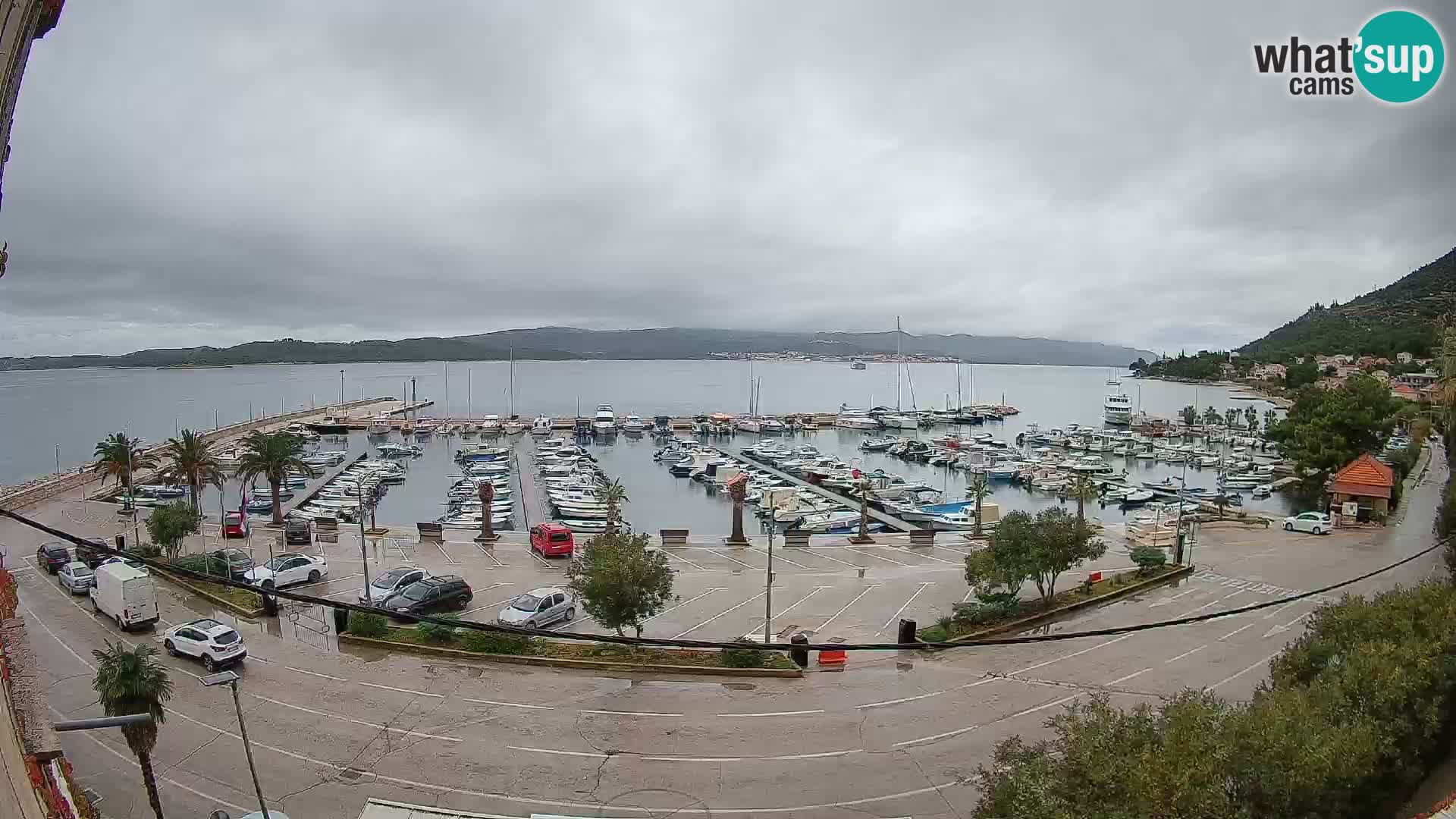 Webcam Orebić Riva – Ferry a Korčula en vivo