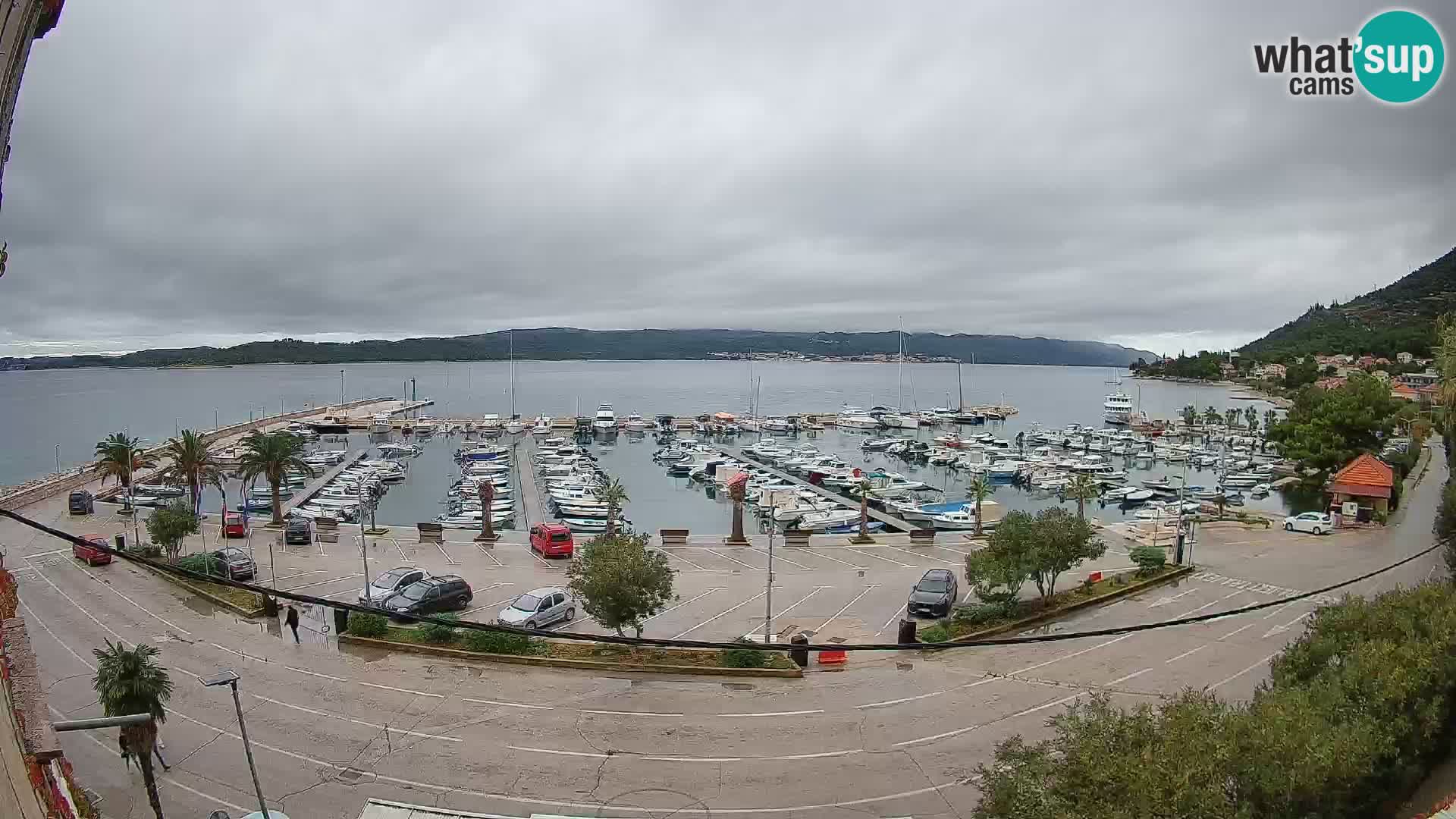 Webcam Orebić Riva – Ferry to Korčula Live