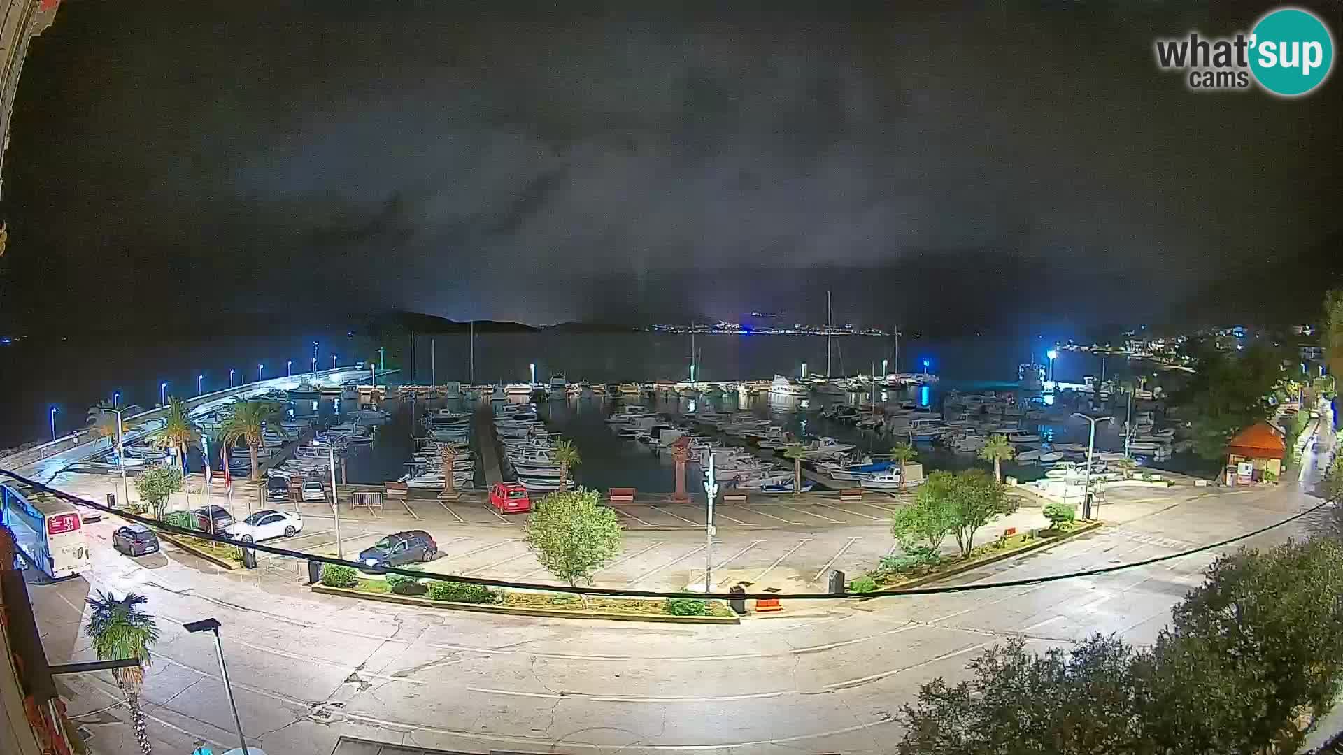 Webcam Orebić Riva – Ferry a Korčula en vivo