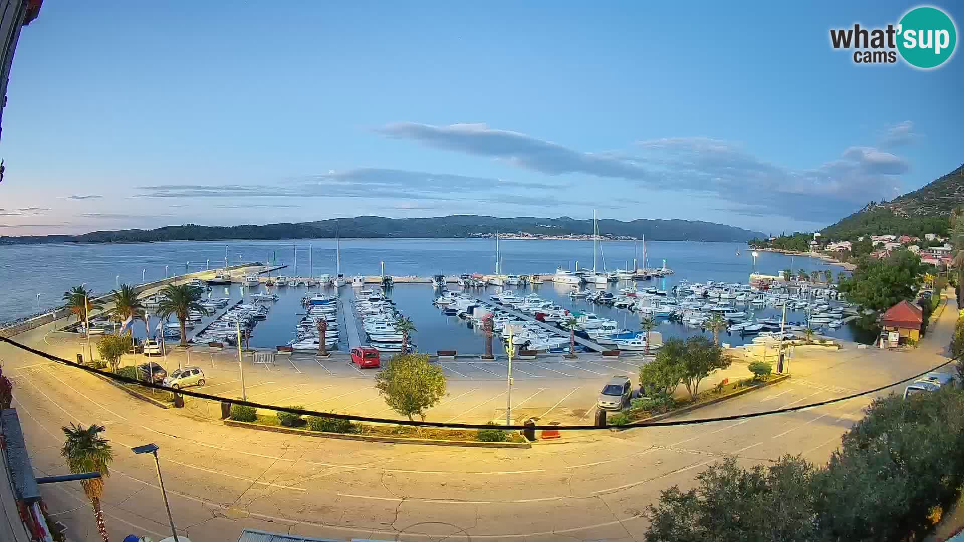 Webcam Orebić Riva – Ferry to Korčula Live